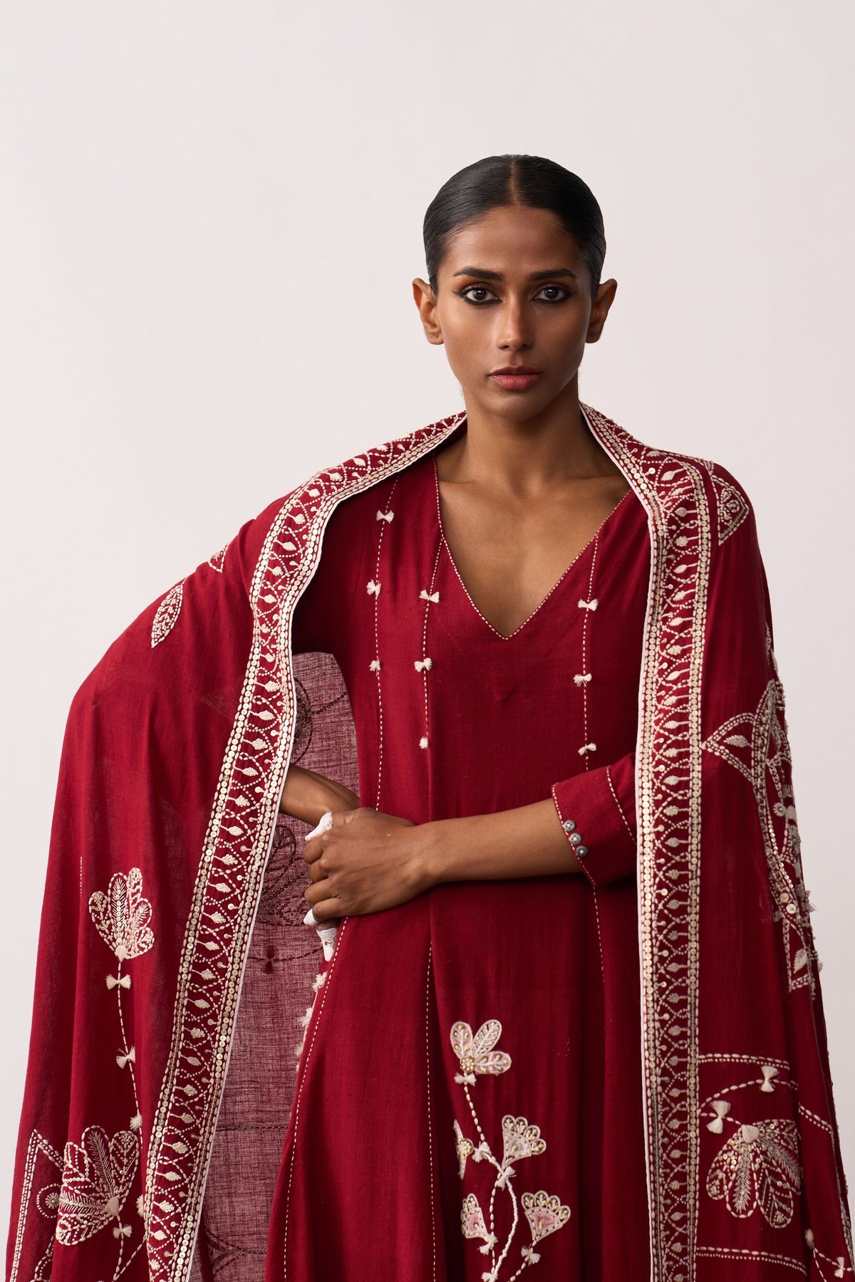 Rani Laxmi Red Dupatta