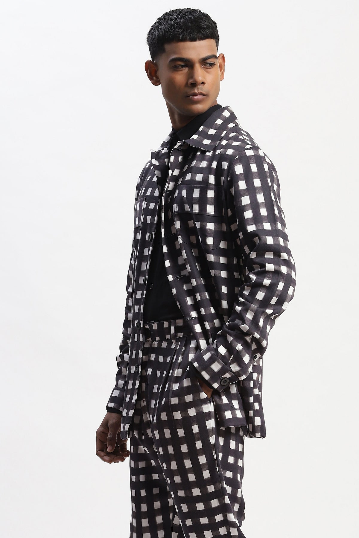 Watercolour Checks Jacket