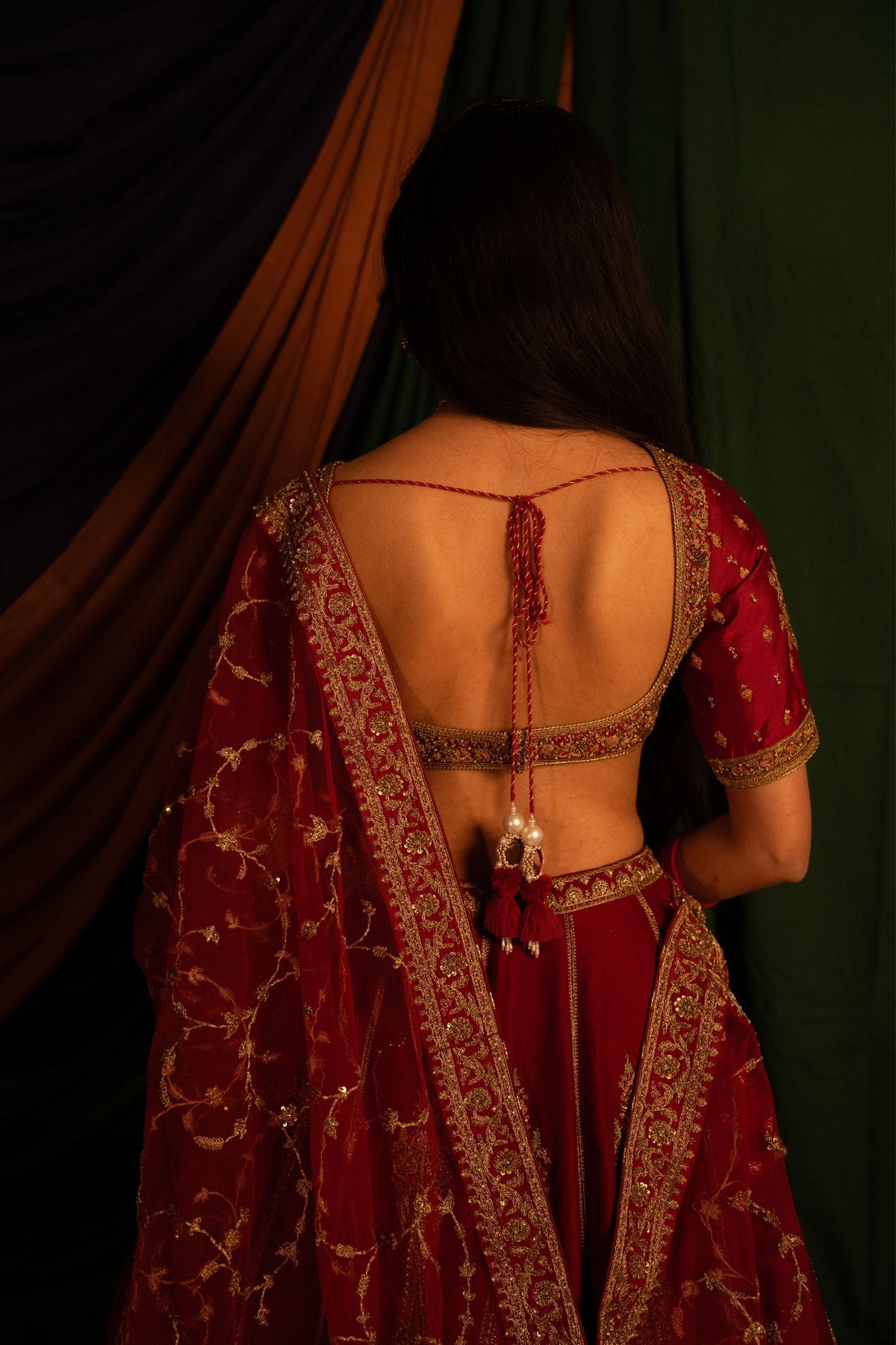 Surkh Rang Lehenga Set
