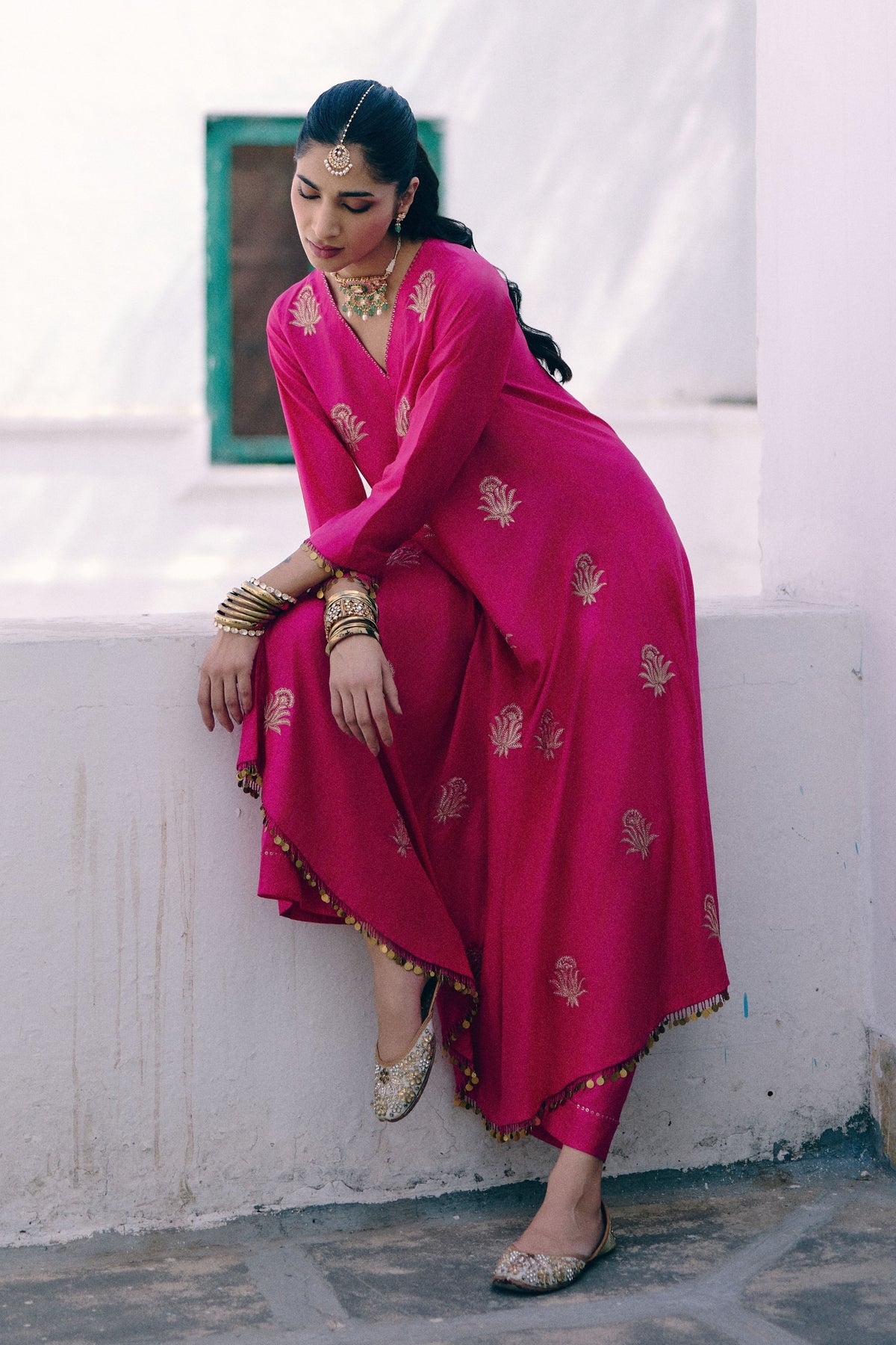 Lotus Gherdaar Kurta Set
