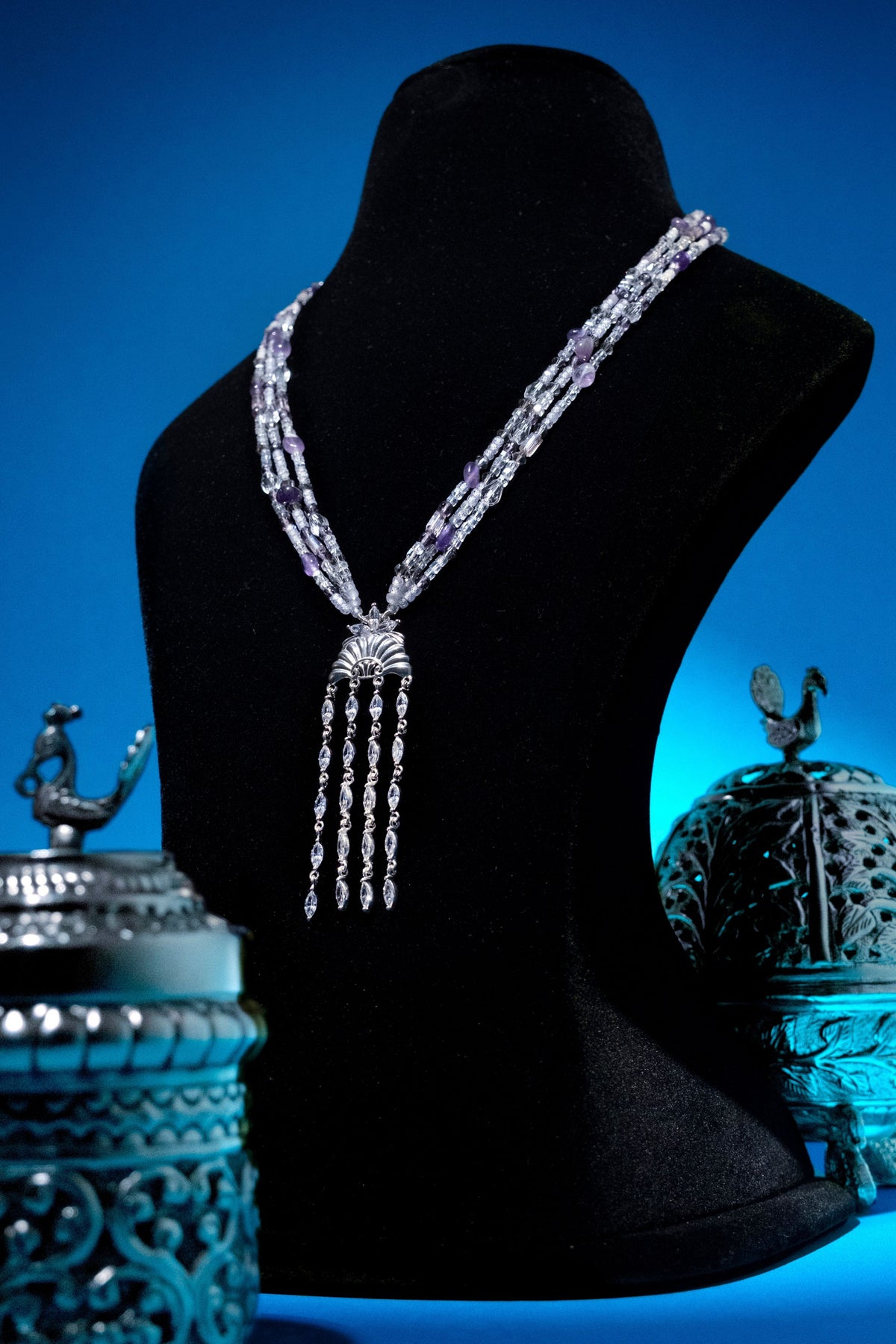 White Marine Treasure Necklace