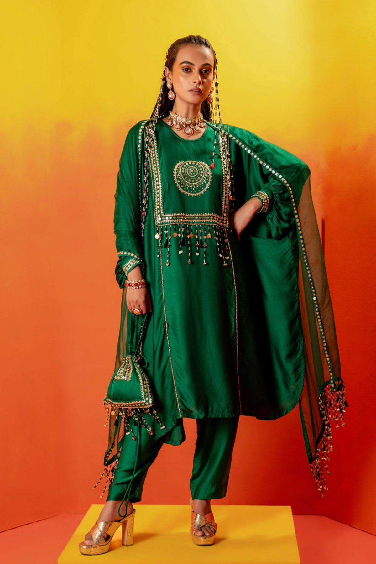 Vani Green 3 Piece Set