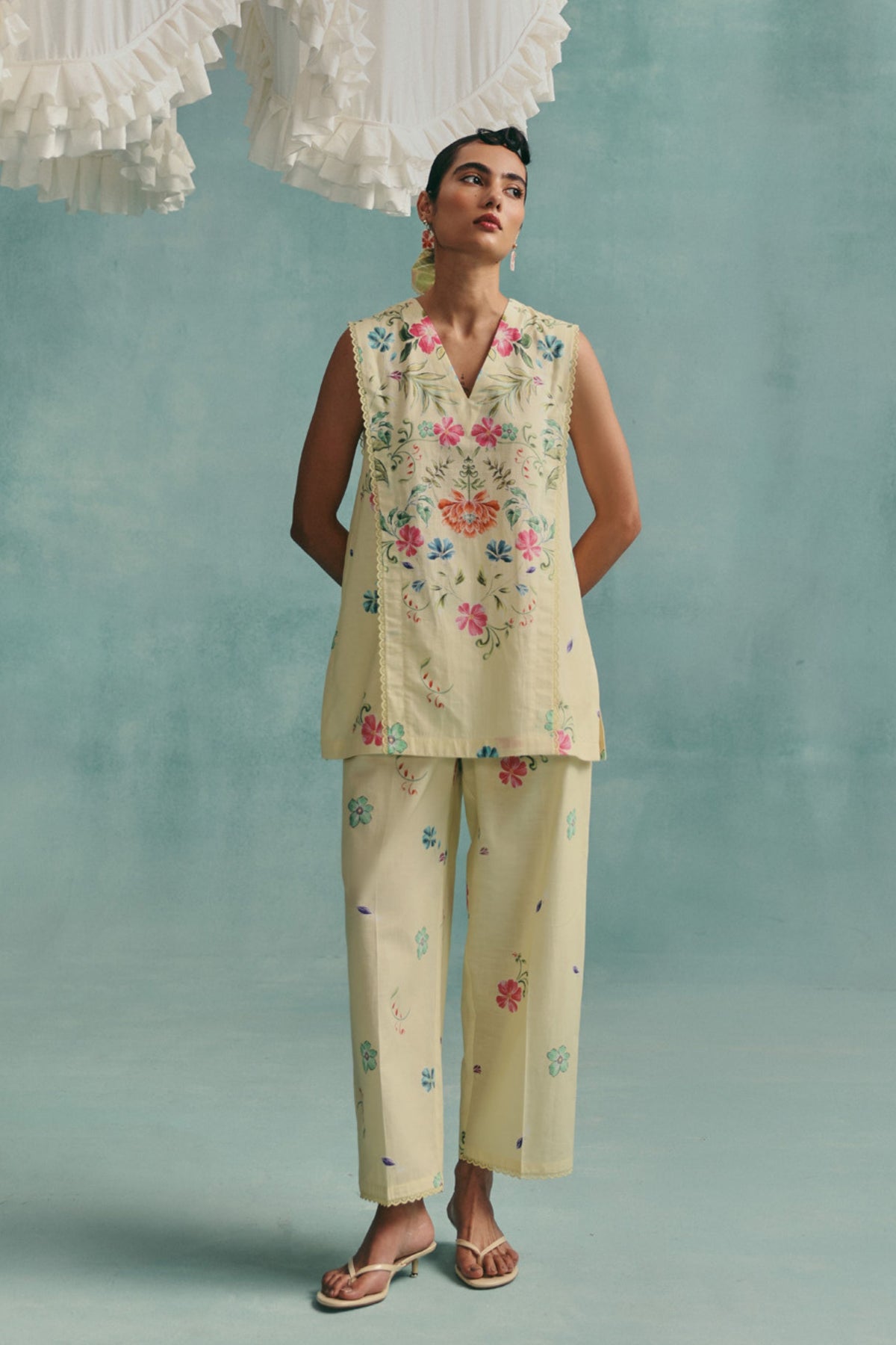 Rose Lemon Co-ord Set