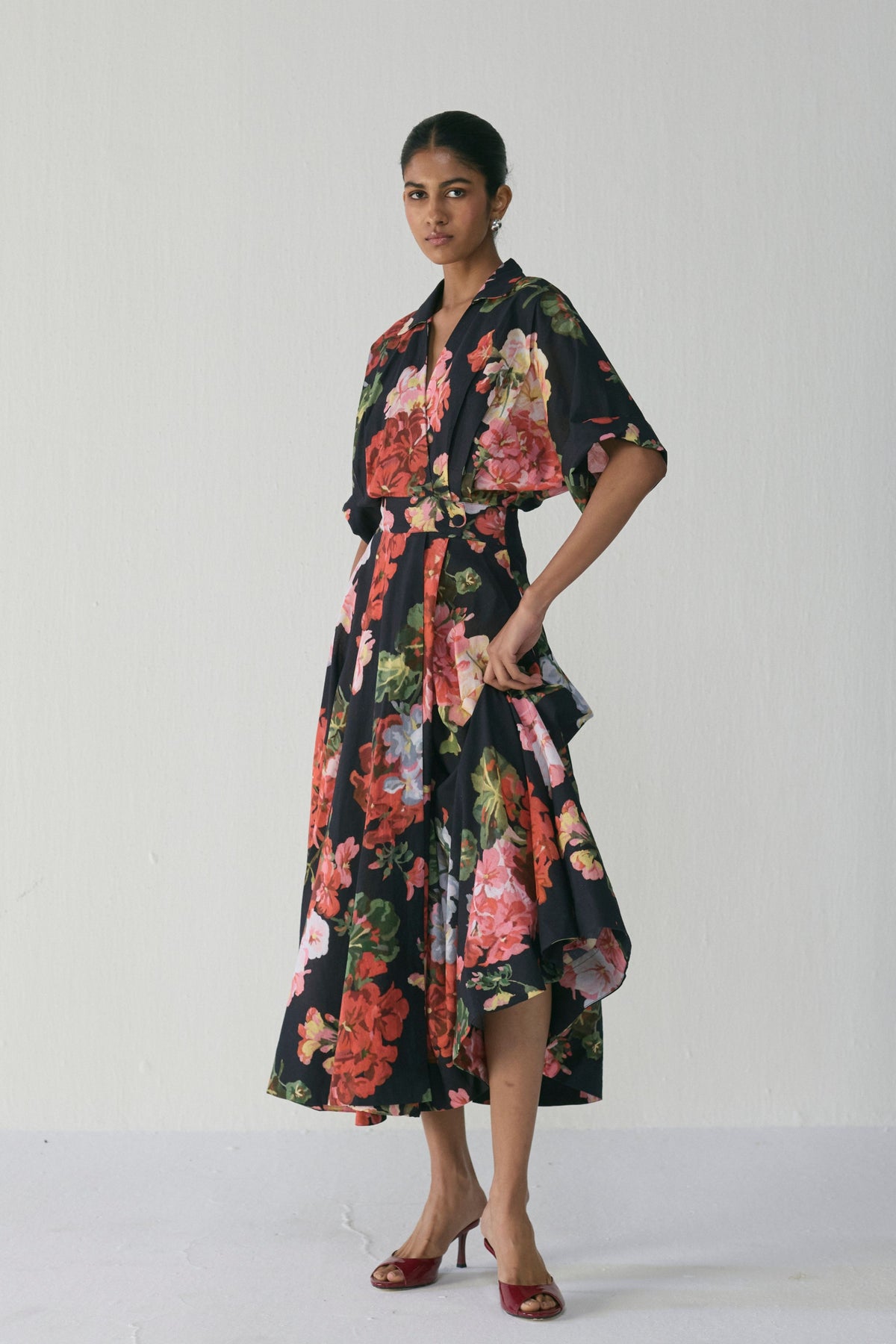 Bloody Mary Long Collar Dress