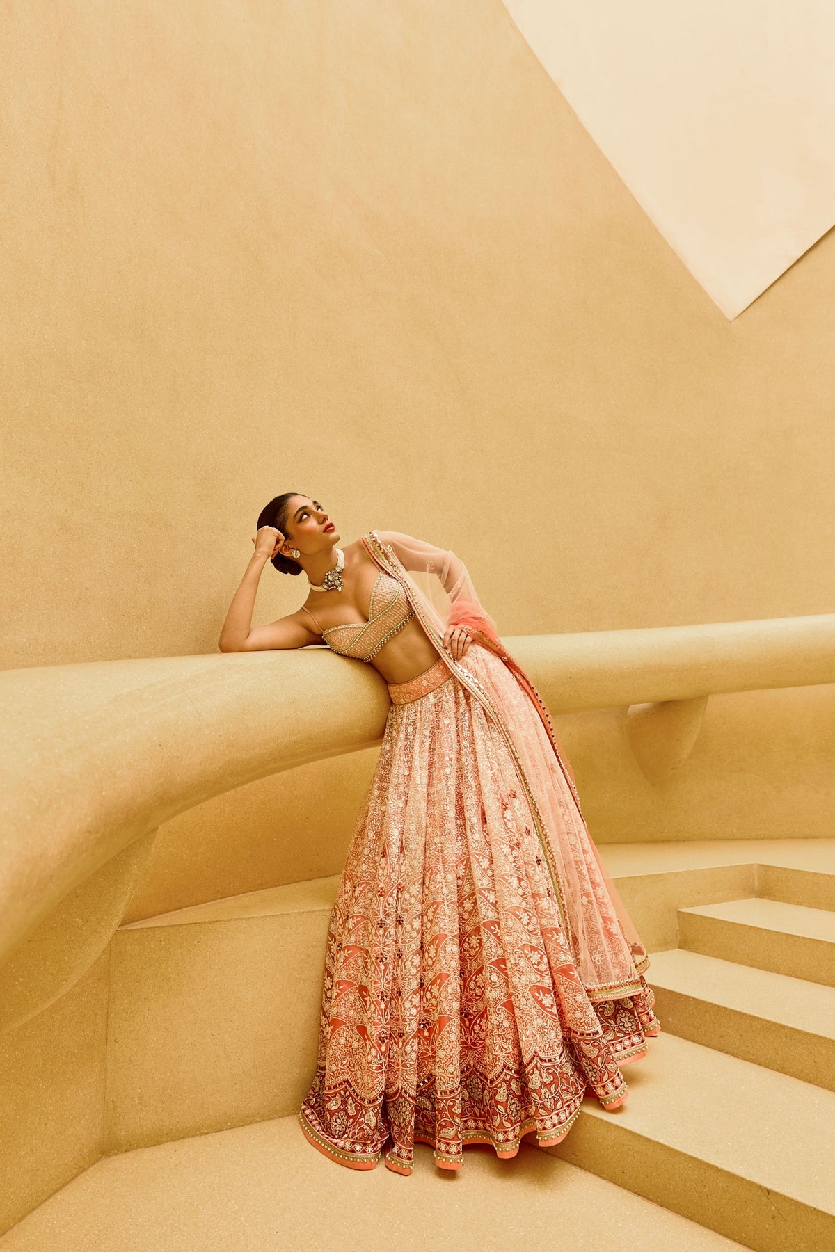 Pink Nighat Lehenga Set