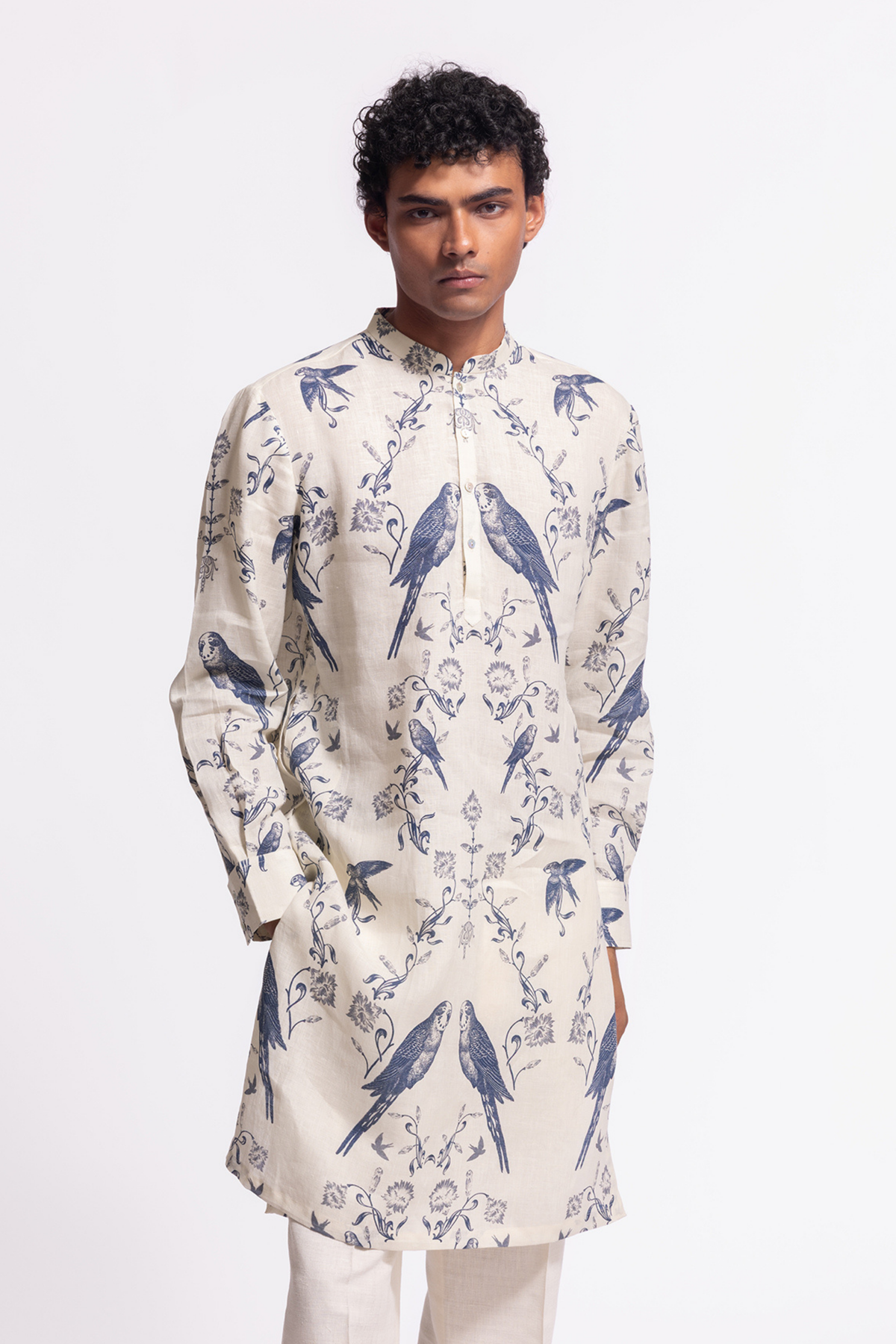 Floral Printed Short Kurta
