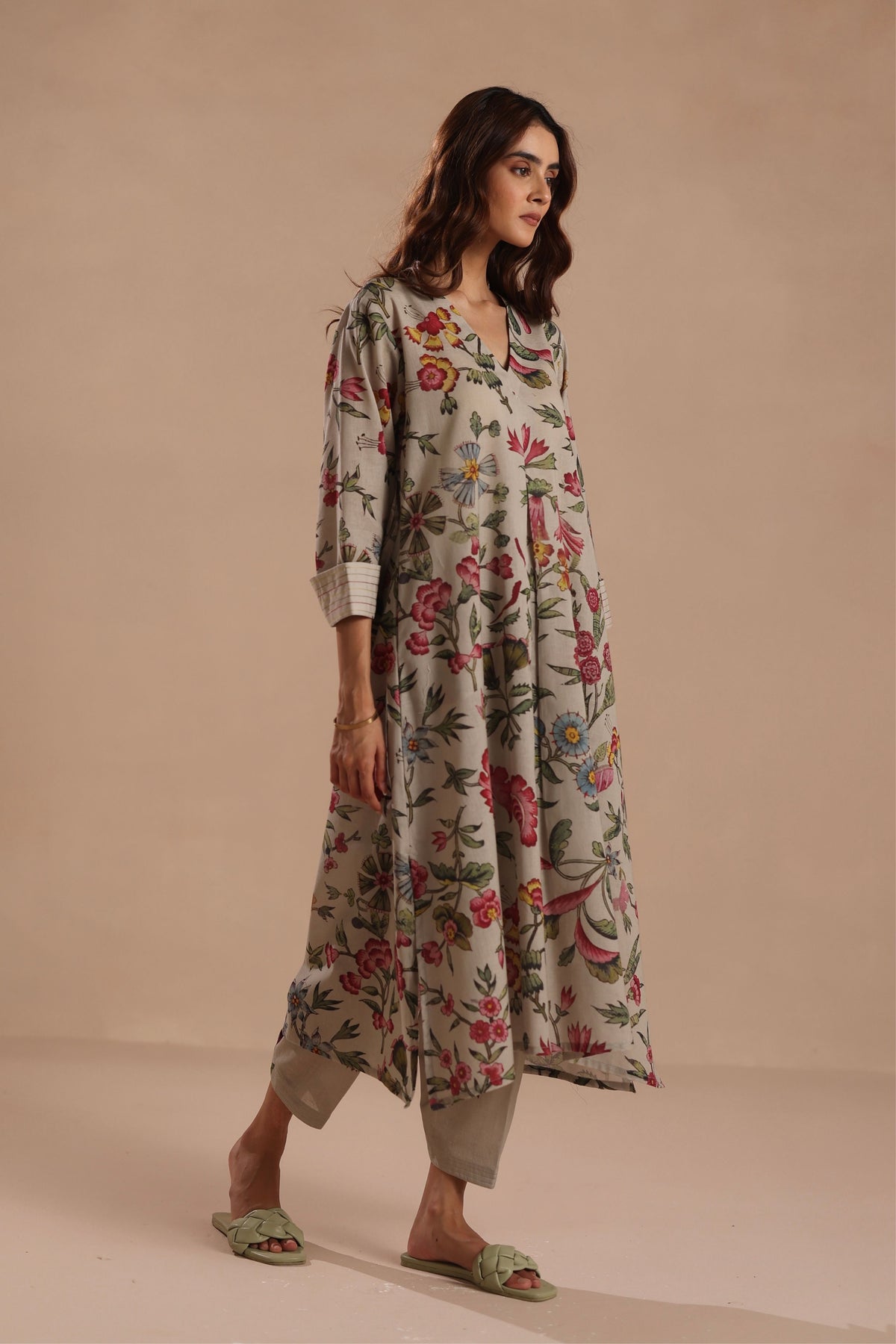 Daphne Dusty Blue Kurta Set