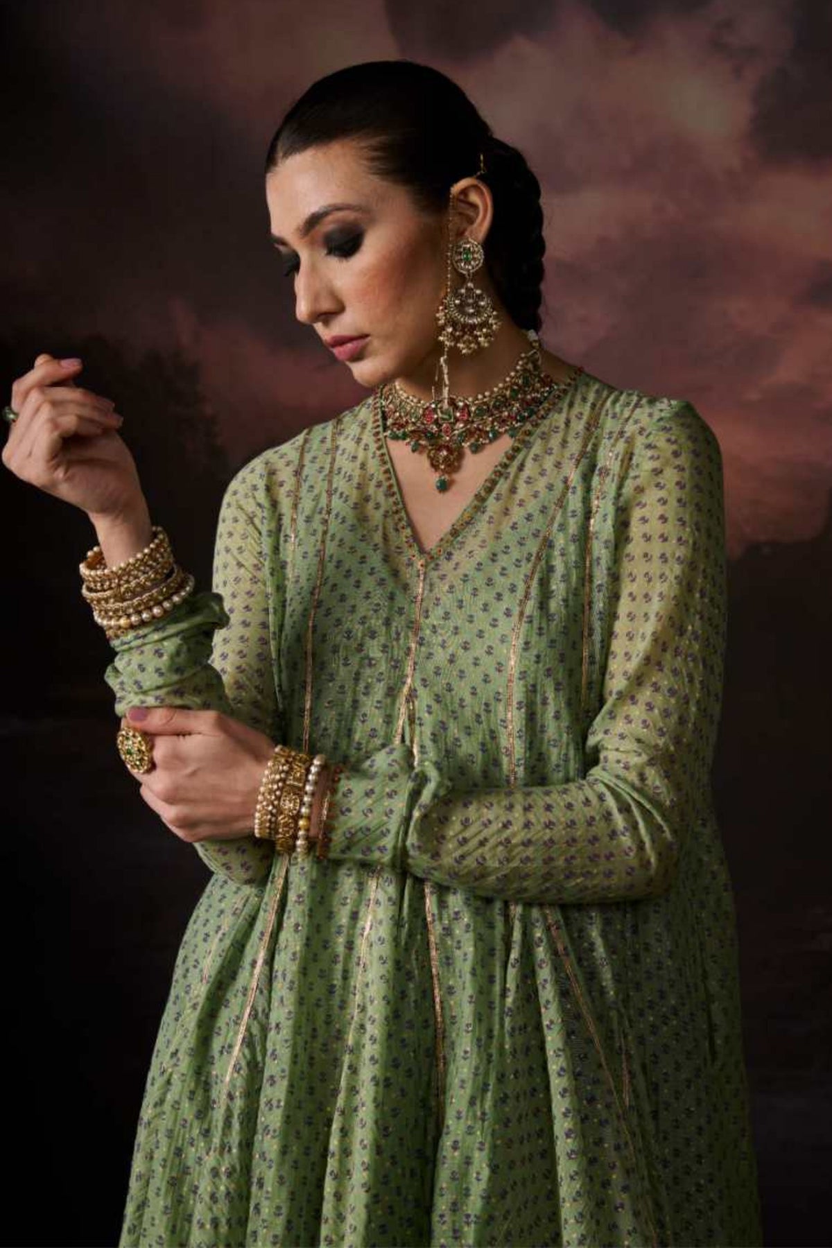 Nina Anarkali Set