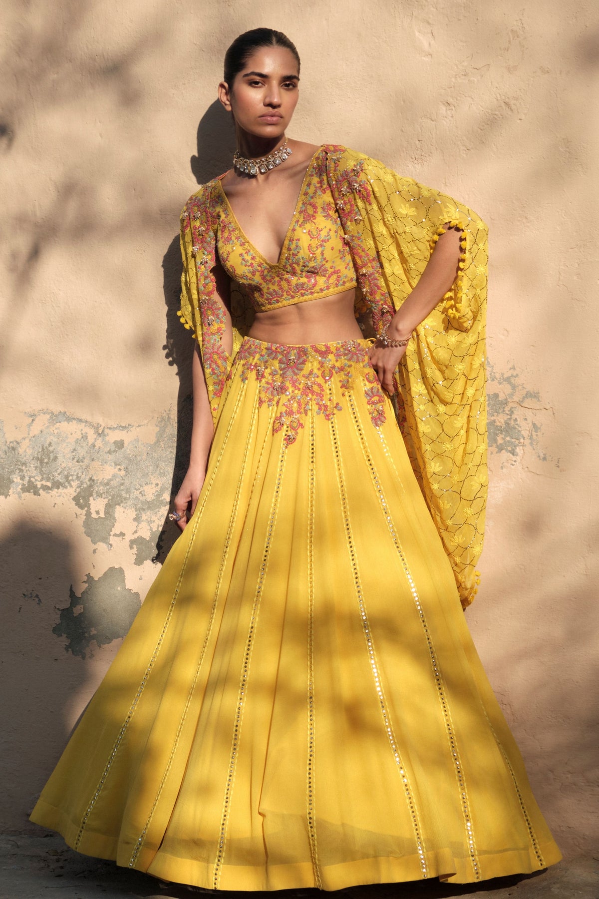 Aurelian Yellow Lehenga Set