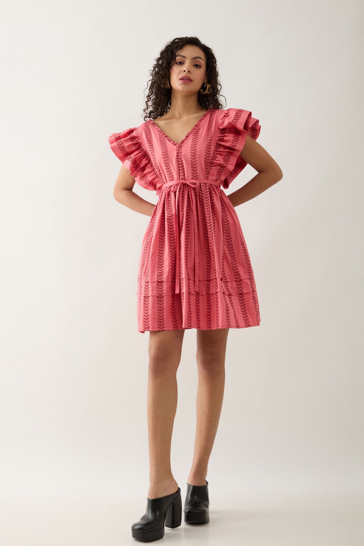 Gala Salmon-colored Dress