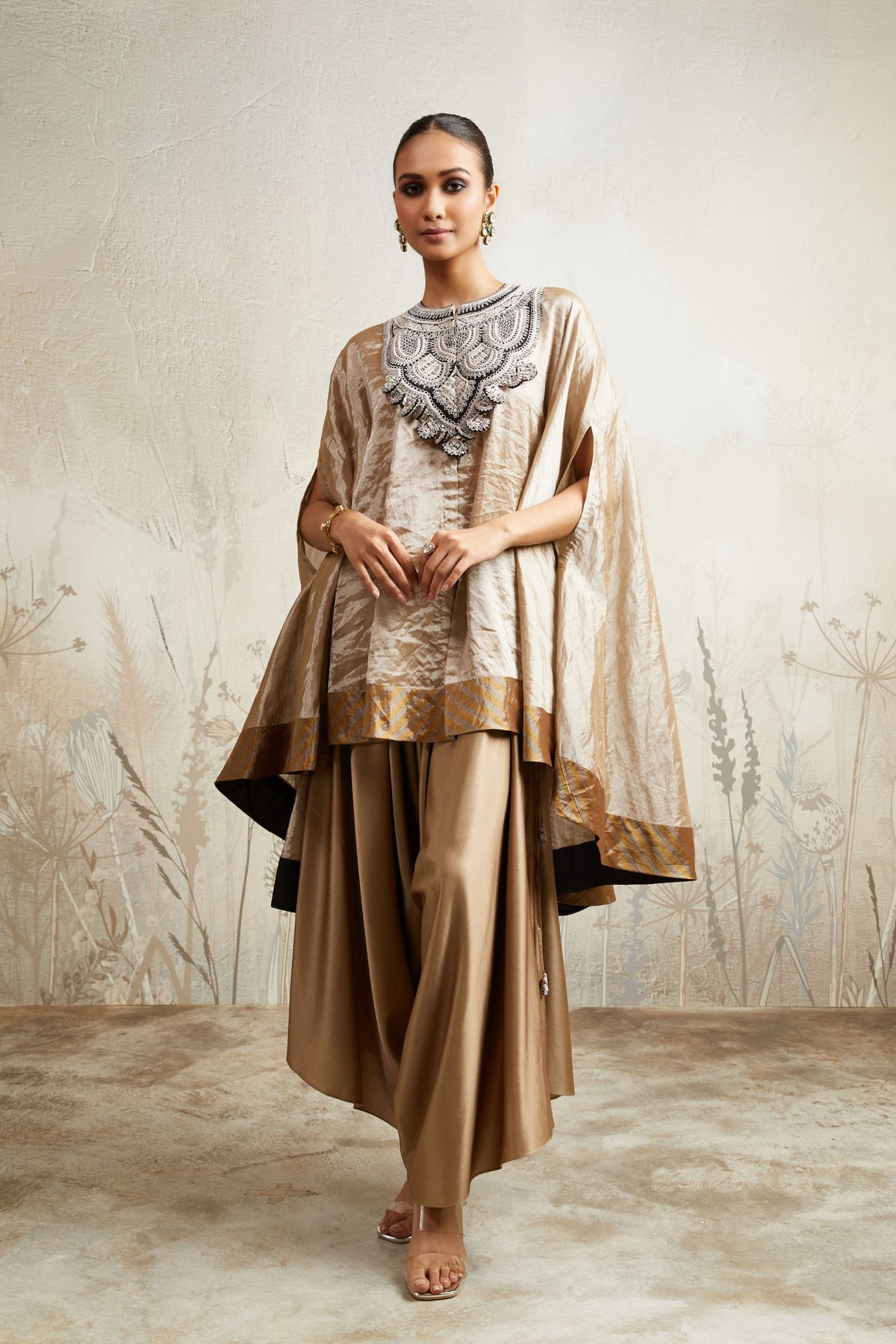 Dori Tissue Umbrella Kaftan Set