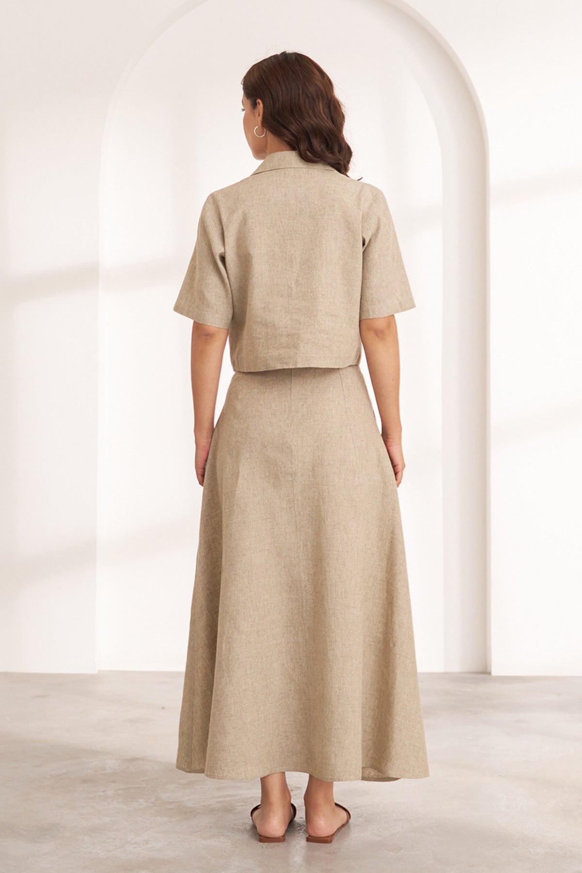 Beige Hemp Co-ord Set