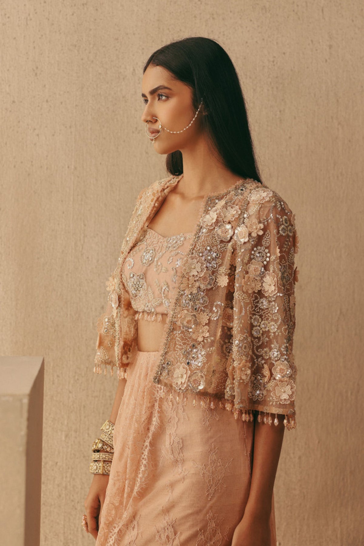 Blush Cape Jacket