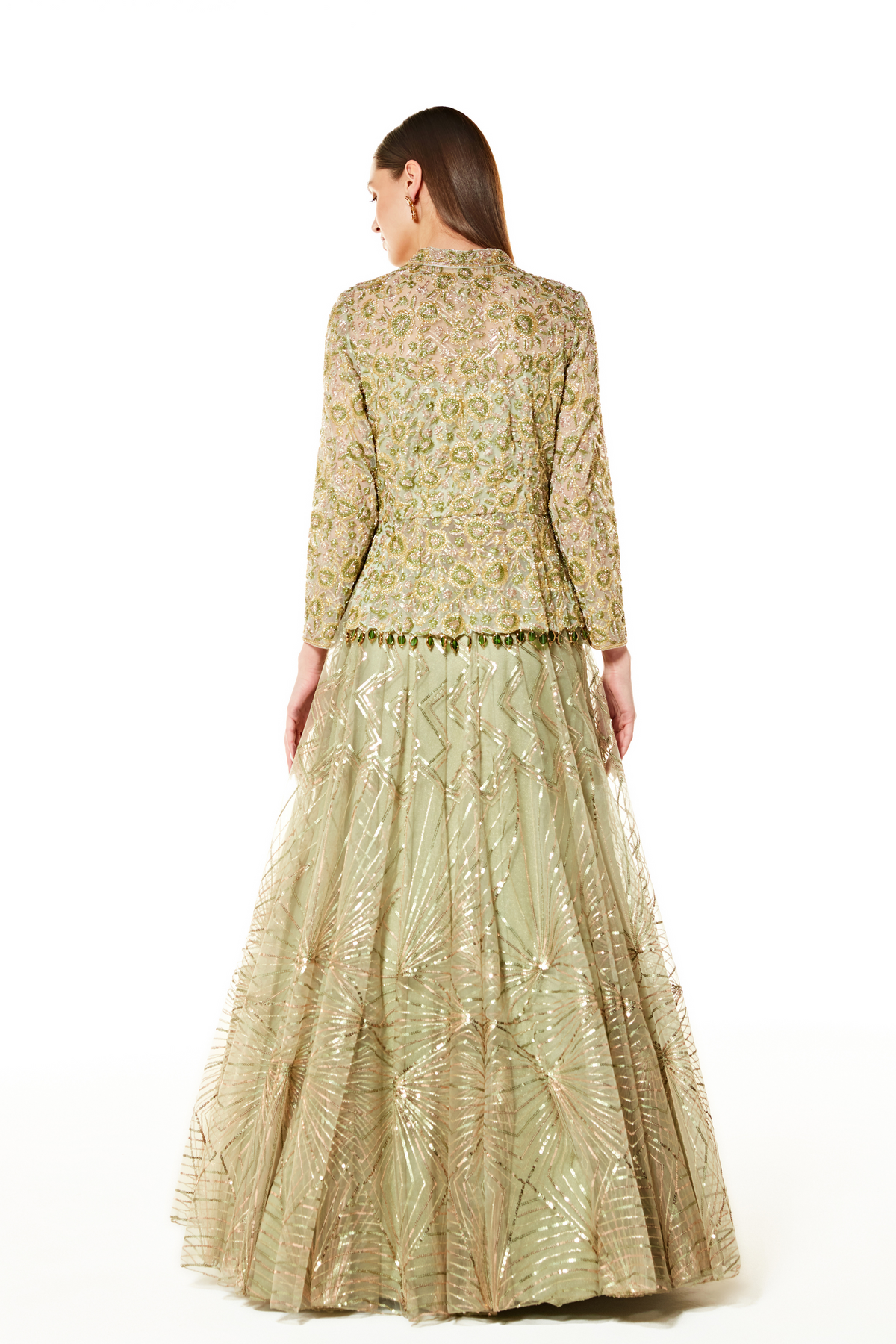 Sage Dalia Lehenga Set