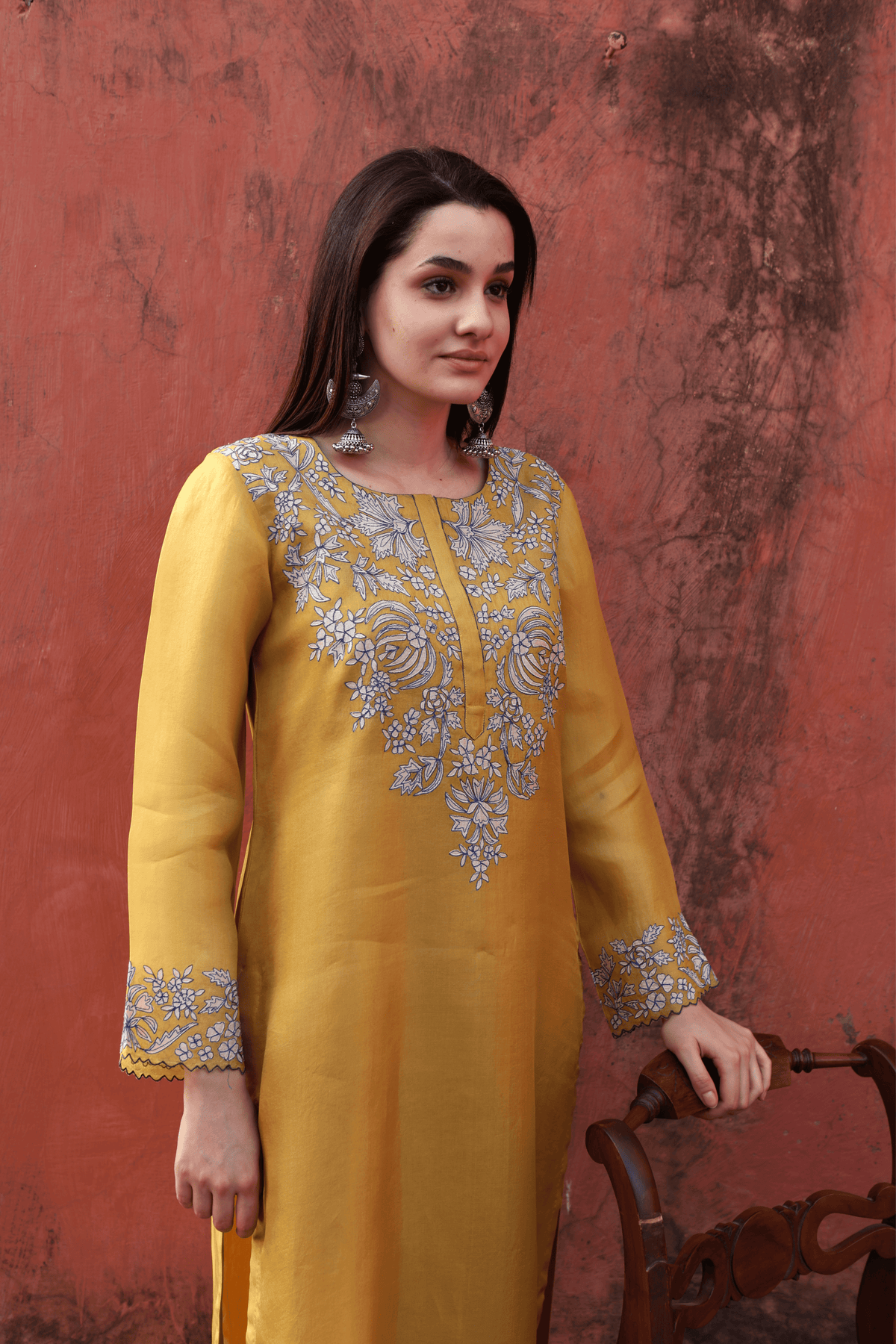 Dusty Lime Kurta And Pant