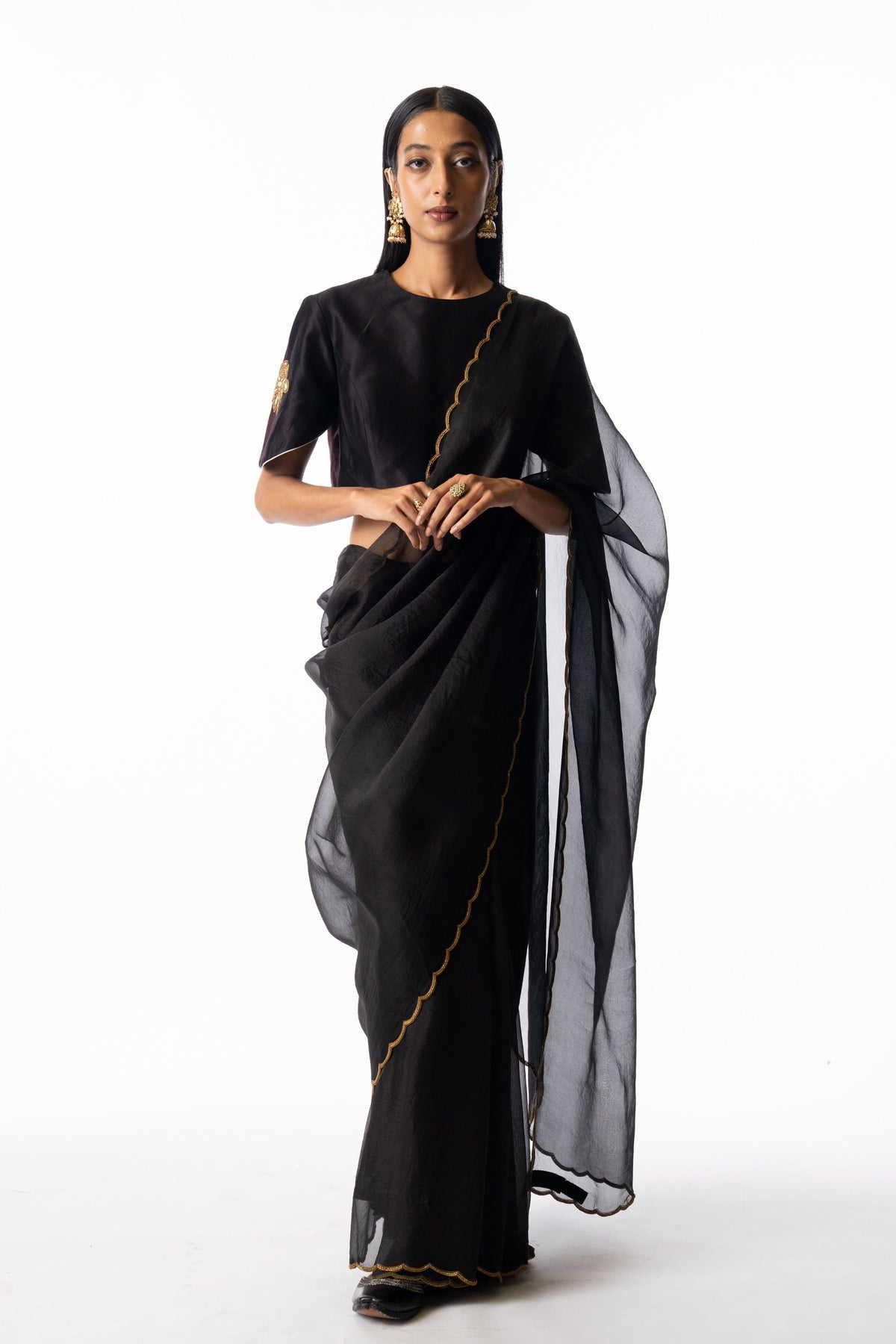 Siyaah Saree Set