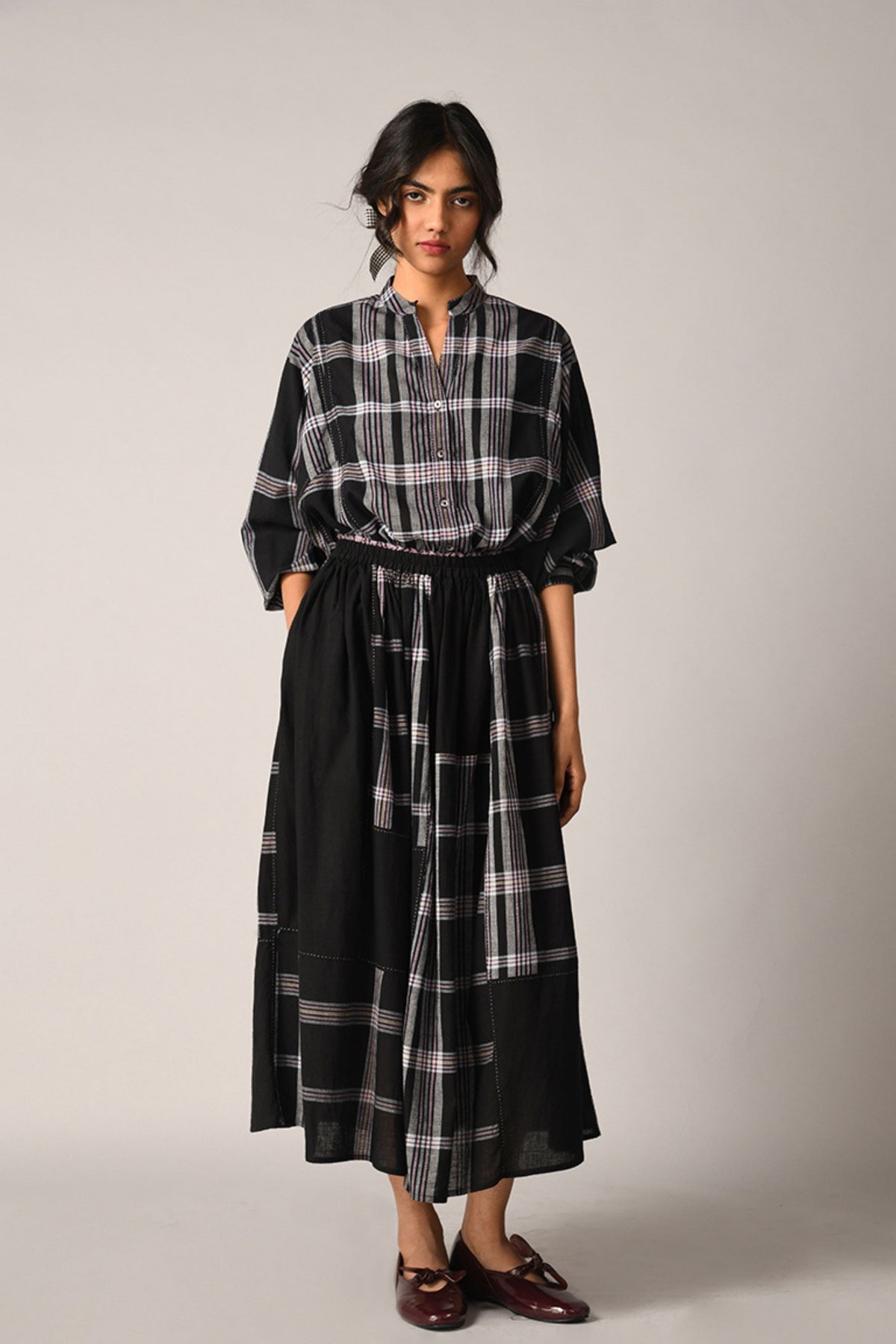 Iwara Oversized Panel Shirt