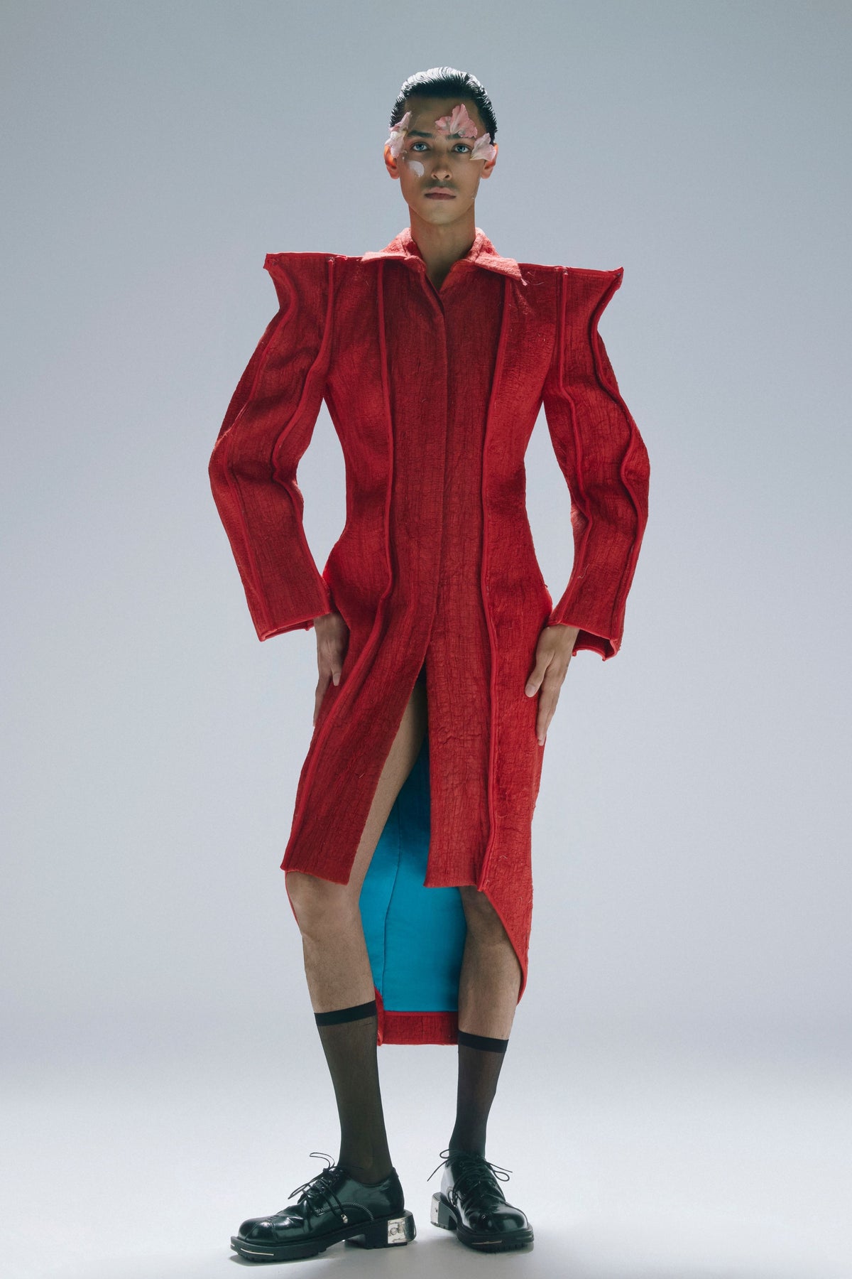 Sculpted Trench Dress