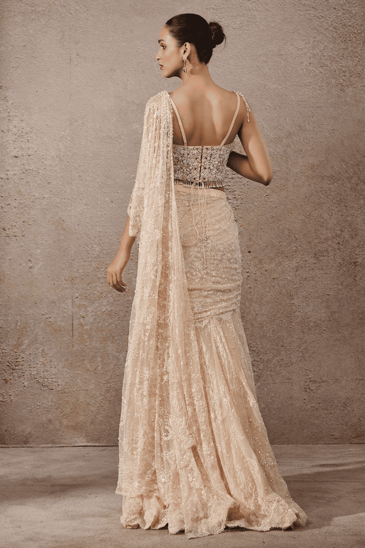 Lace Concept Saree