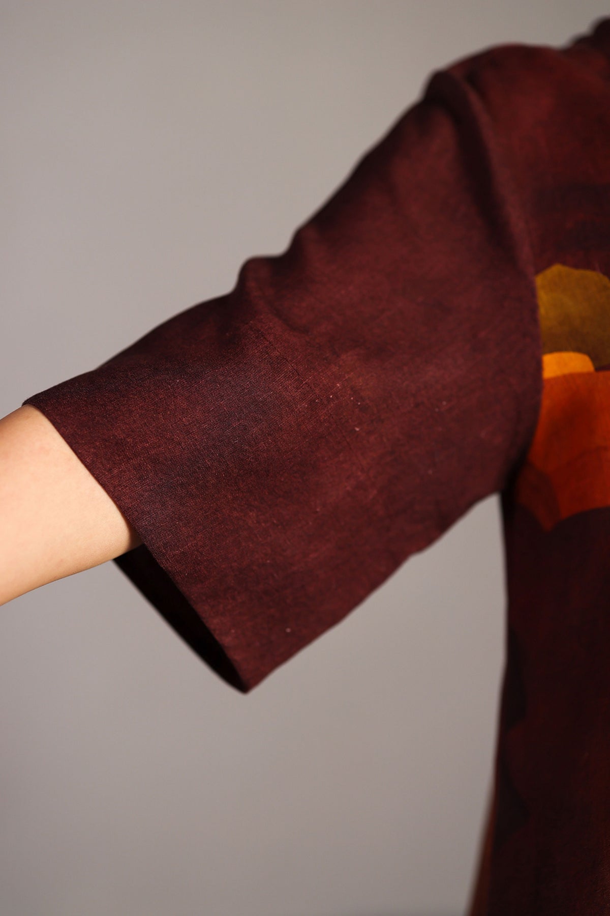 Diffuse Brown and Ochre Kurta