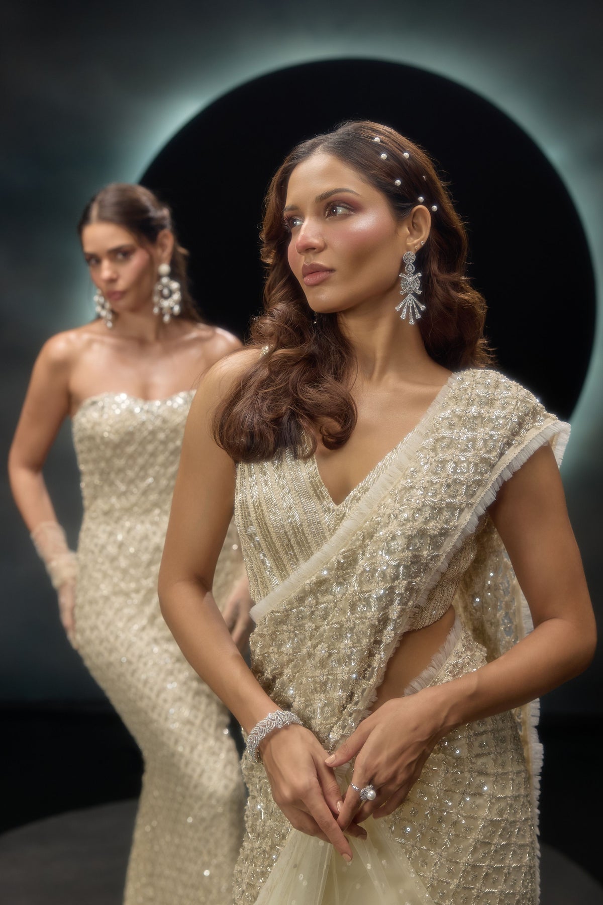 Alvara Lehenga Saree Set