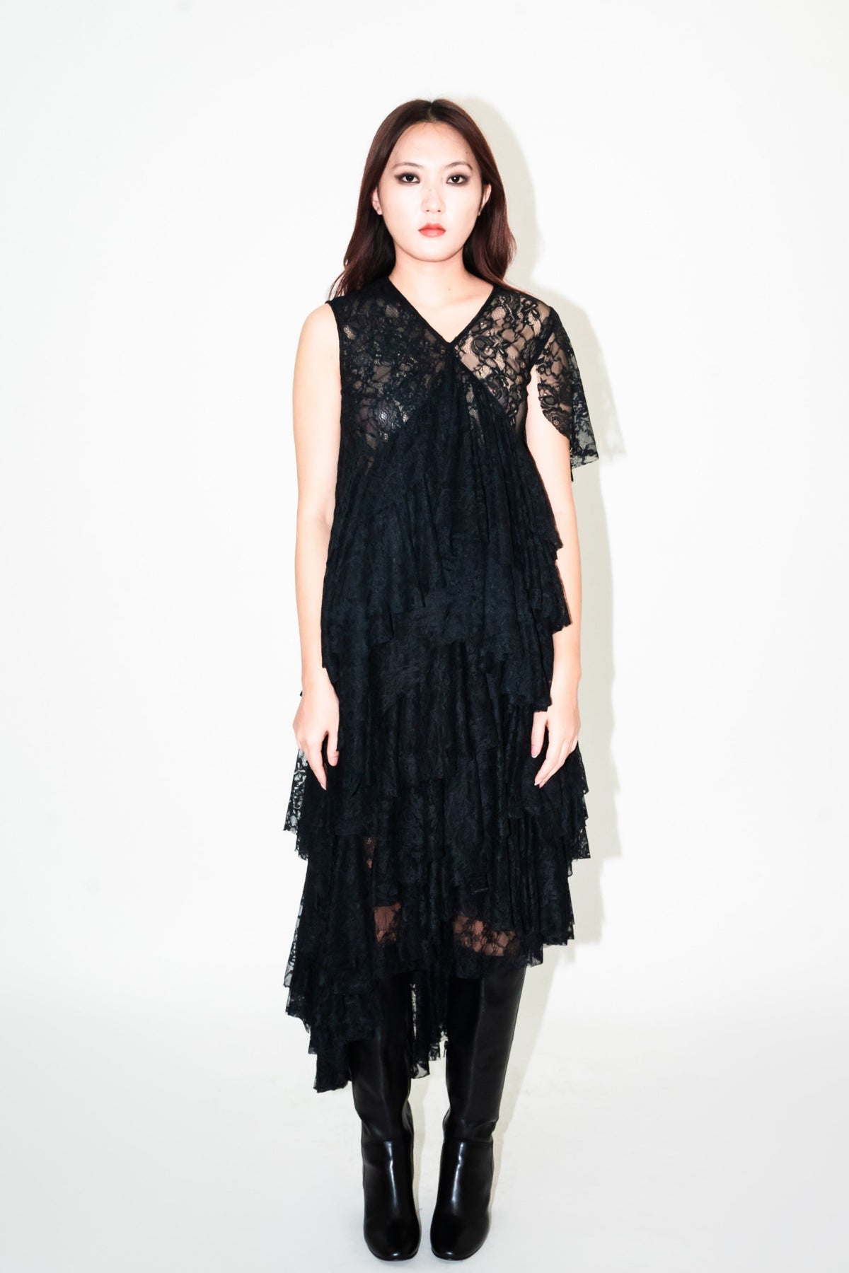 Camila Lace Black Top