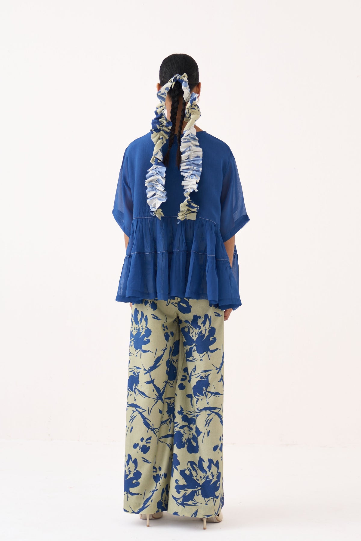 Printed Wide Leg Broad Bottom