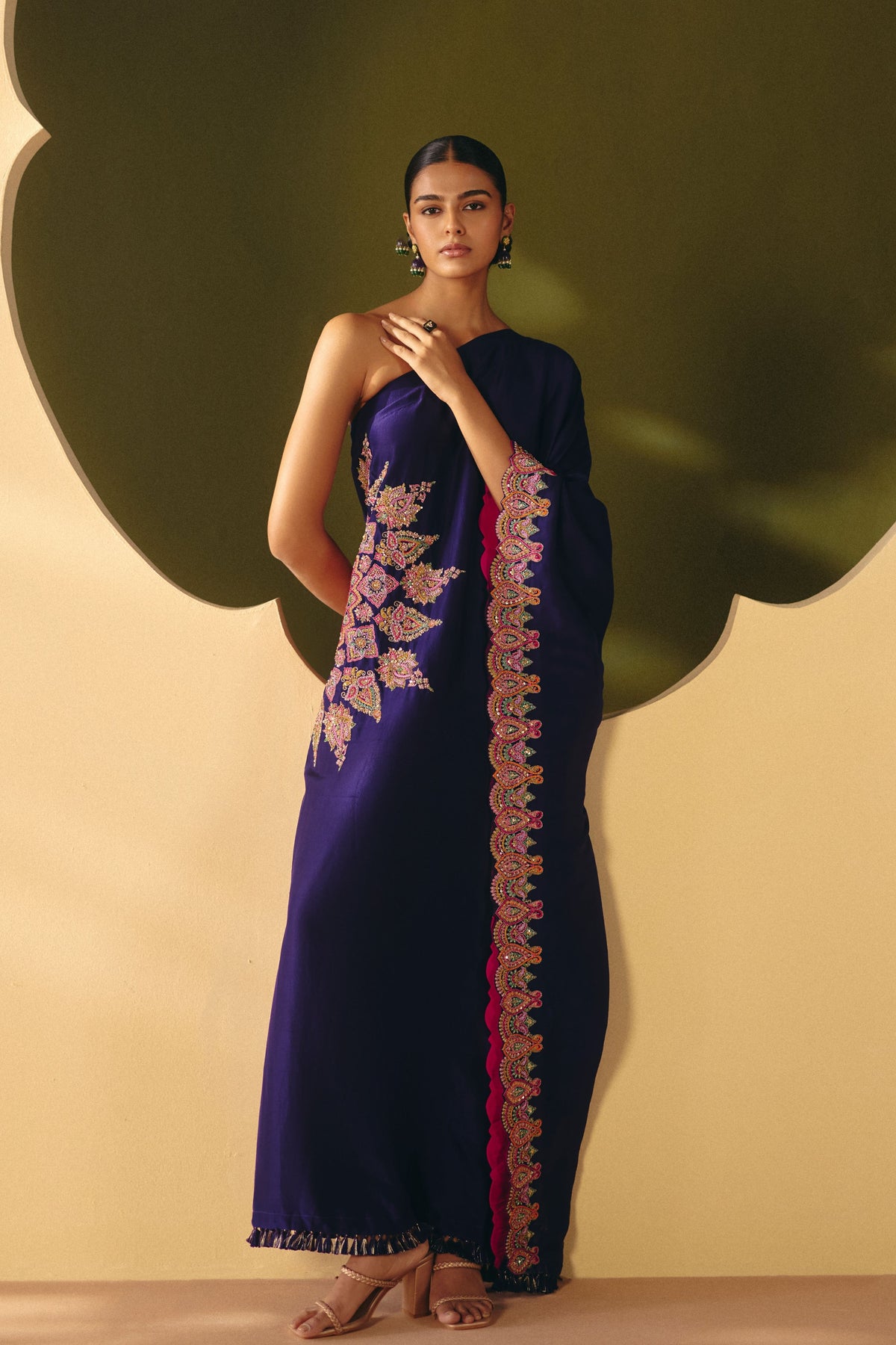 Purple Veeranshi Kaftan