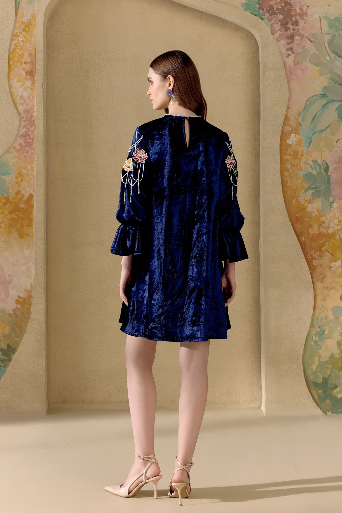 Indigo Fleur Dress