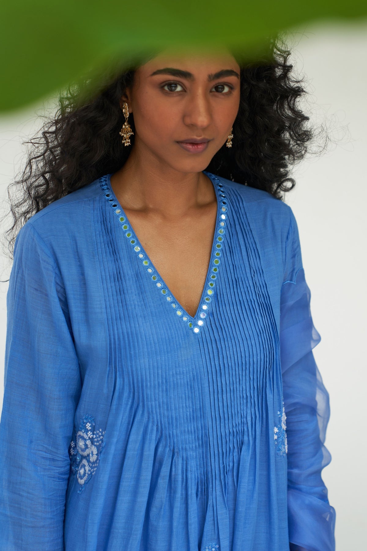 Asmani Champa Sitara Kurta Set