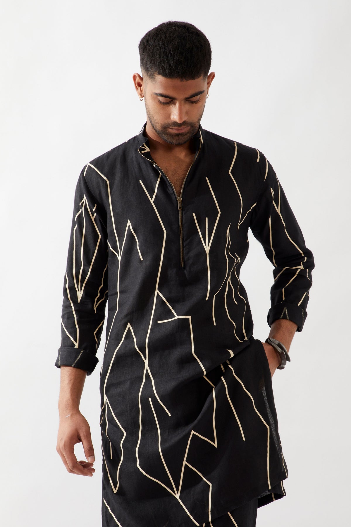 Rory Metal Black Kurta