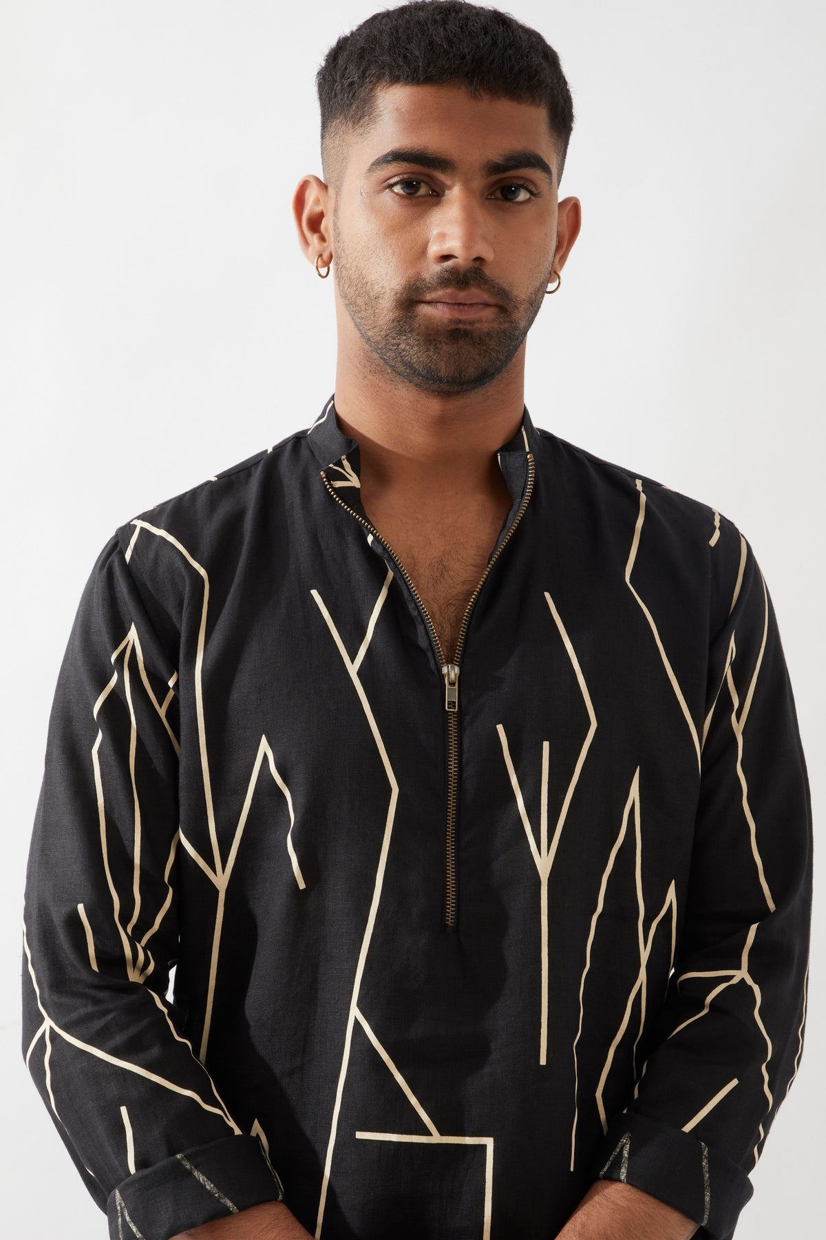 Rory Metal Black Kurta Set