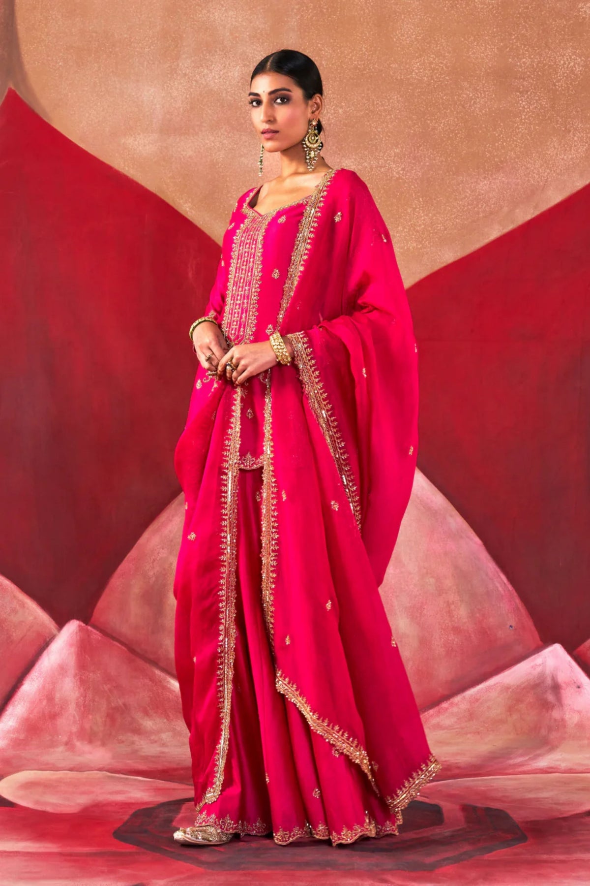 Vijayeeta Sharara Set