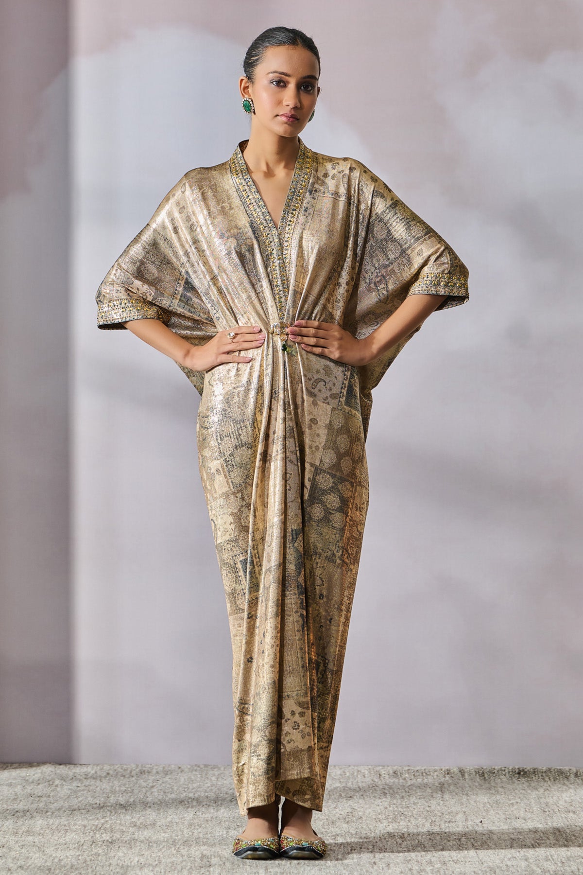 Printed Oyster Dress