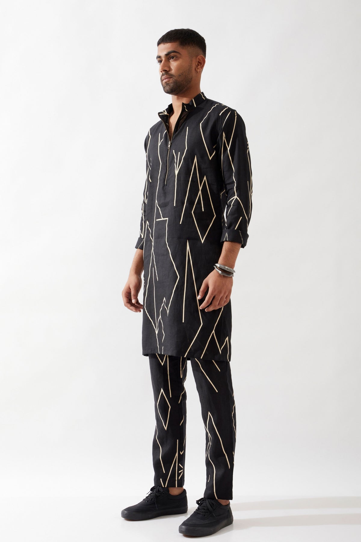 Rory Metal Black Kurta Set