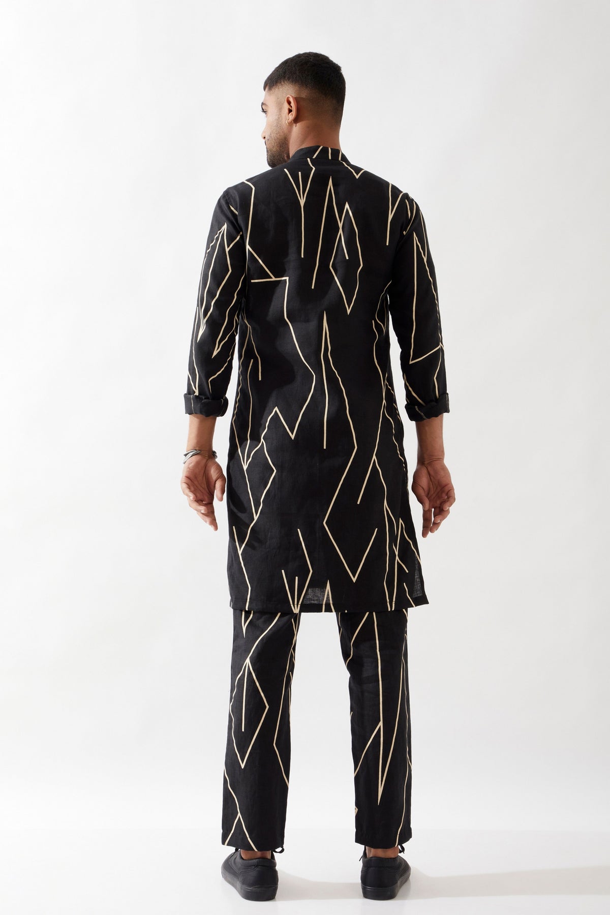 Rory Metal Black Kurta