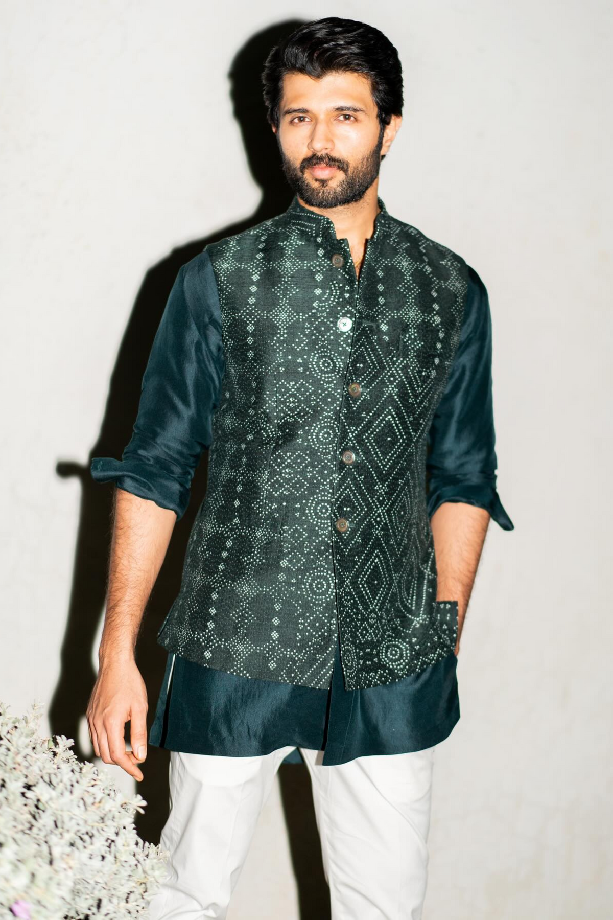 Vijay Deverakonda in Divyam Mehta Menswear