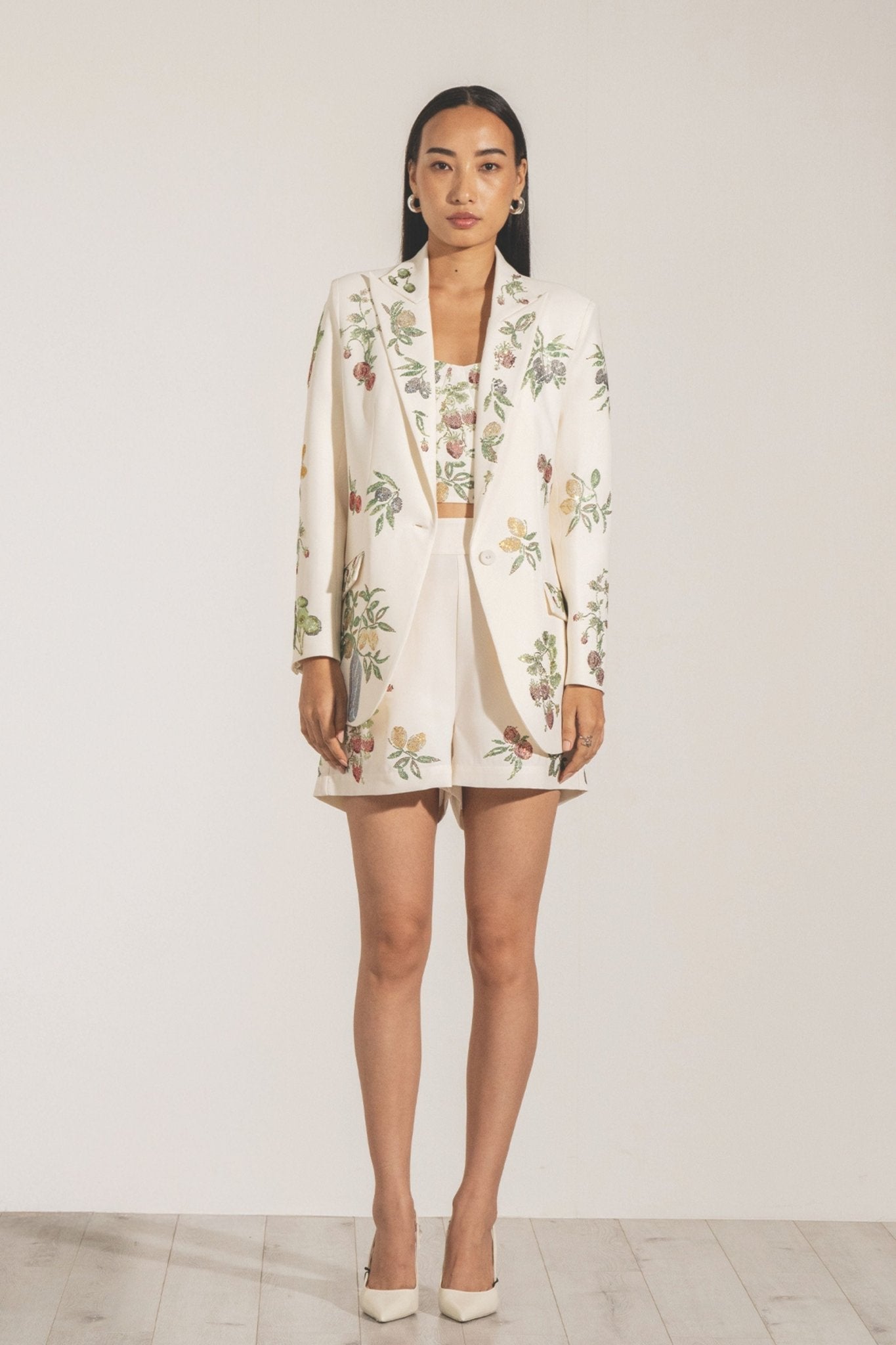 Willow Knotch Collar Jacket - Ranna Gill - Elahe