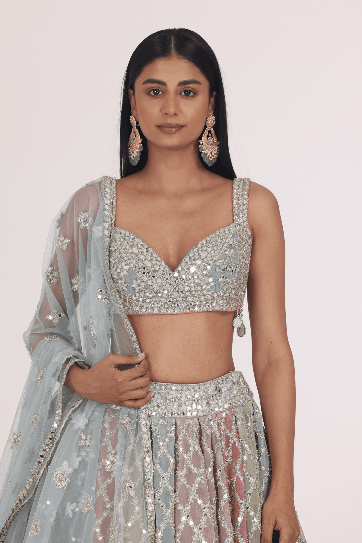 Multicolour Lehenga Set
