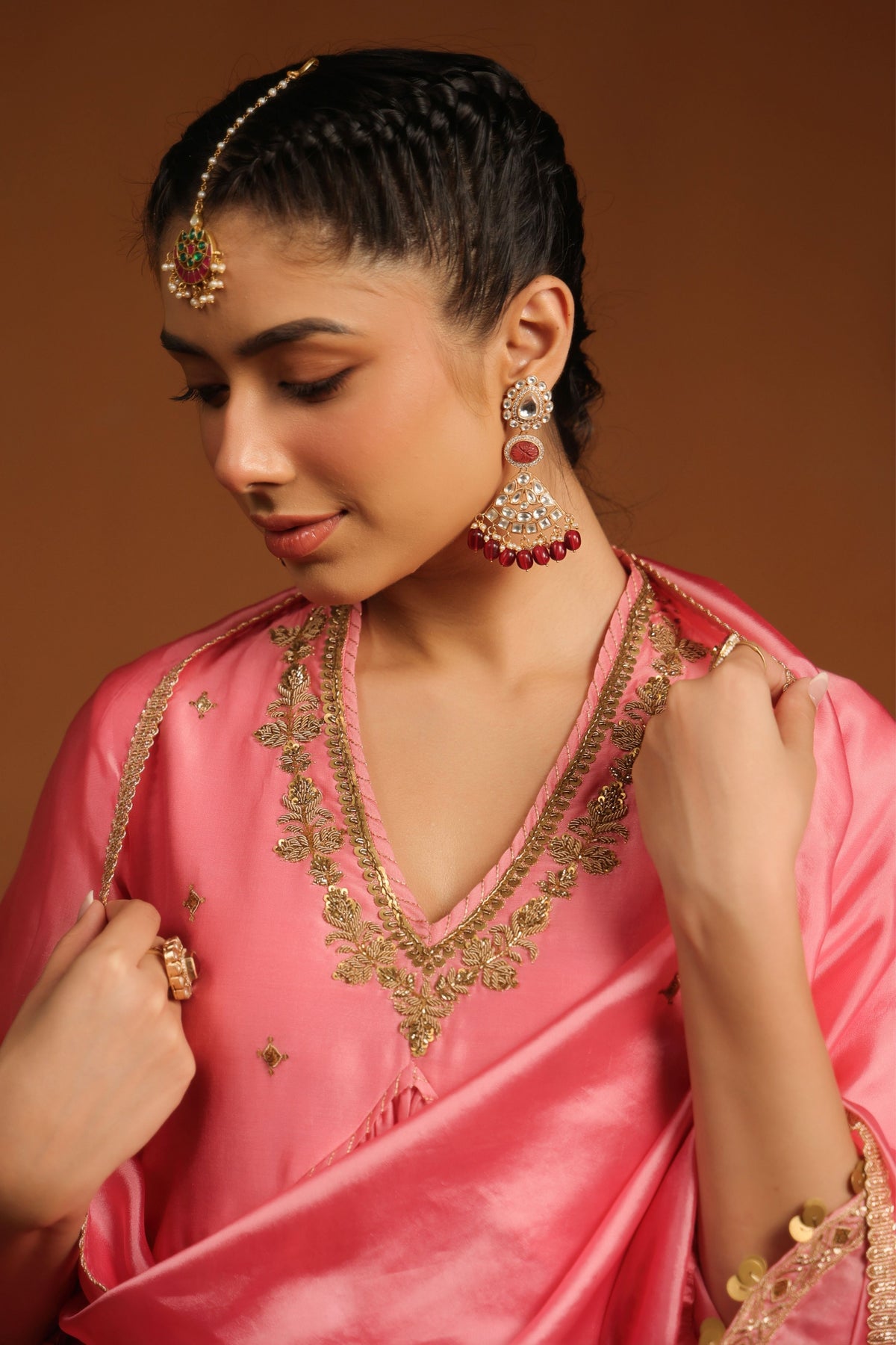 Gulaabi Kurta Set