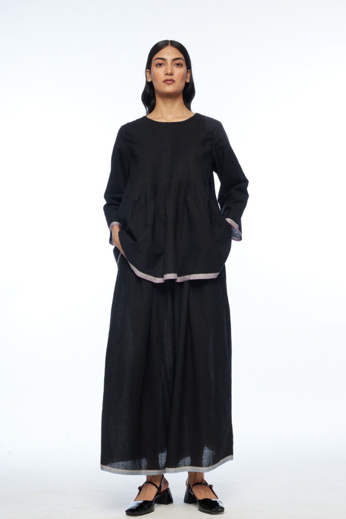 Damascena Pleated Top