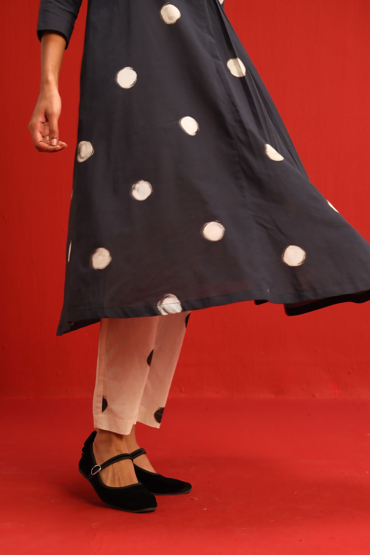Polka Kurta Set