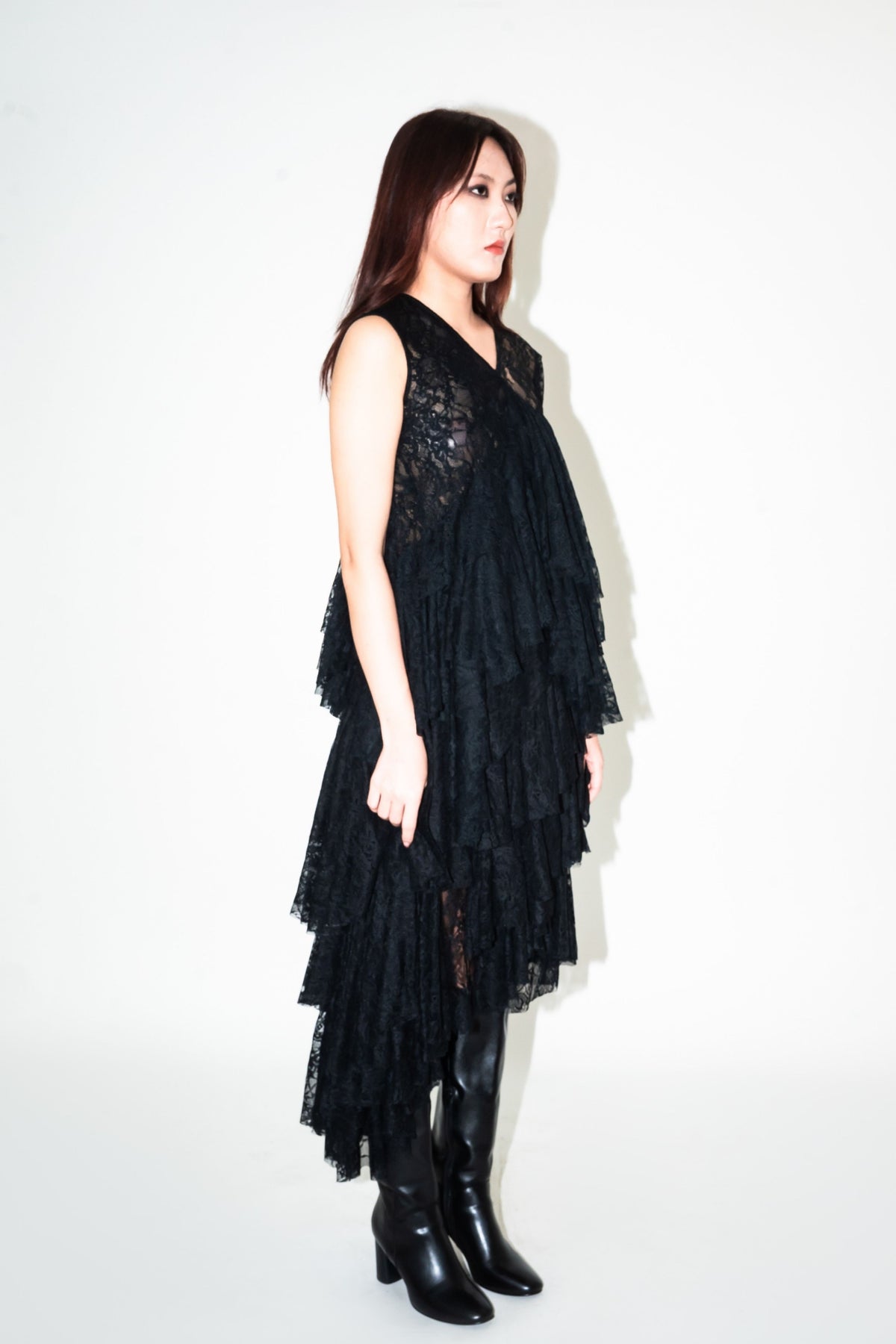 Camila Lace Black Top