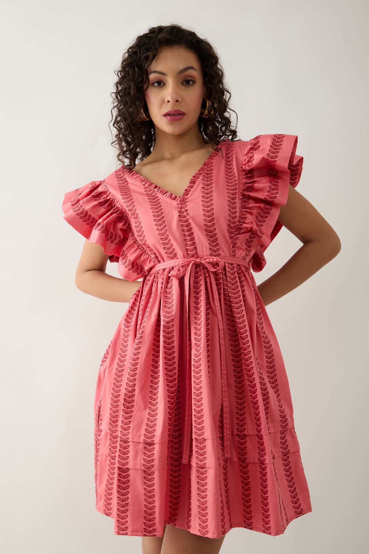 Gala Salmon-colored Dress