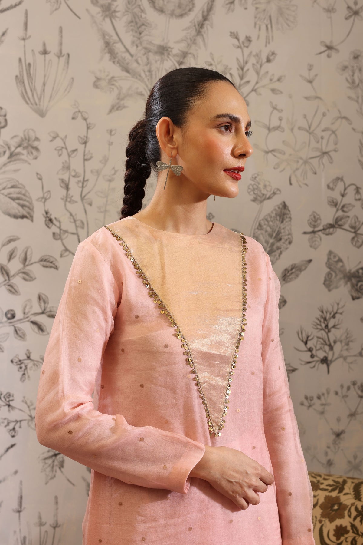 Sukanda Pink Kurta Set