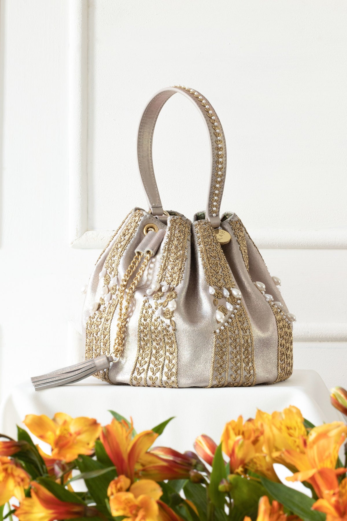 Naaz Embroidered Potli Bag