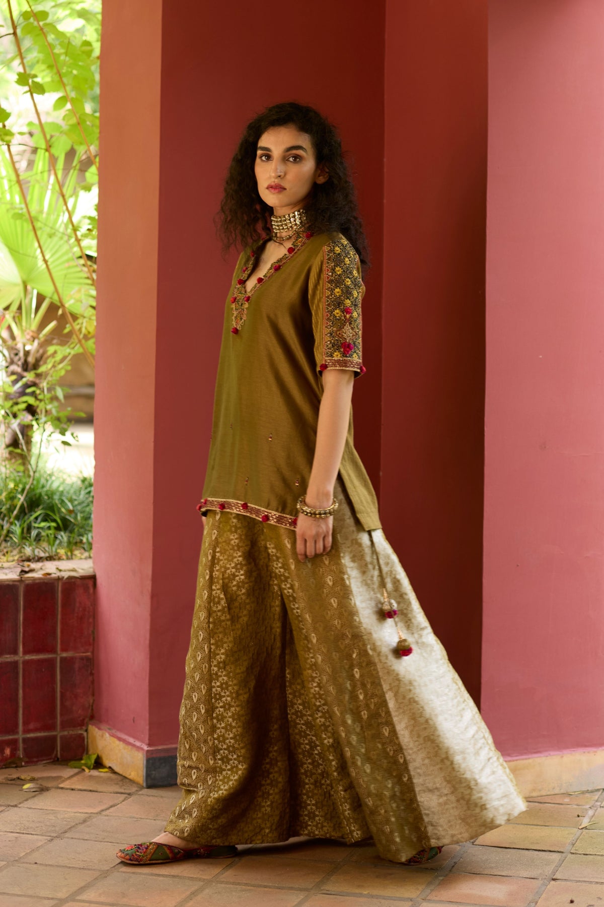 Brocade Palazzo Set