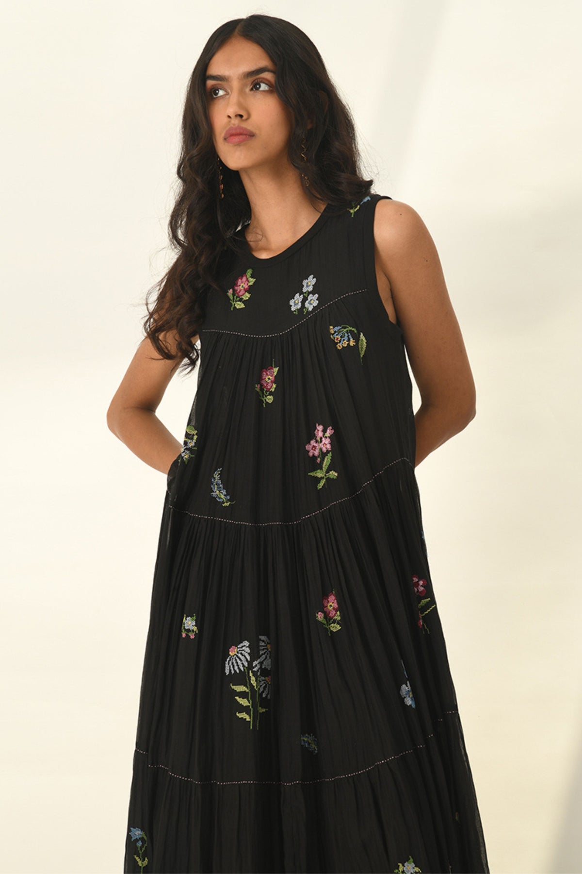Glabrifolia Embroidered Dress