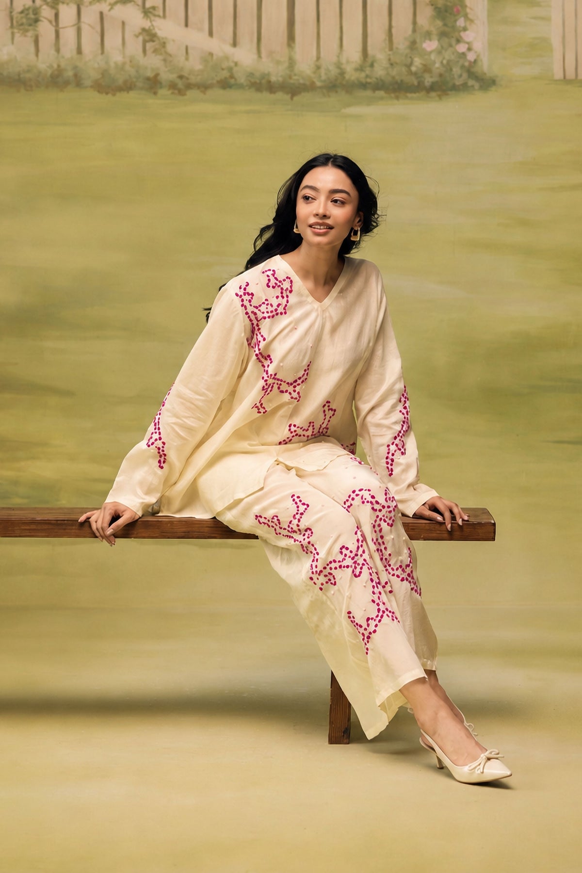 Porcelain Ink Co-ord Set