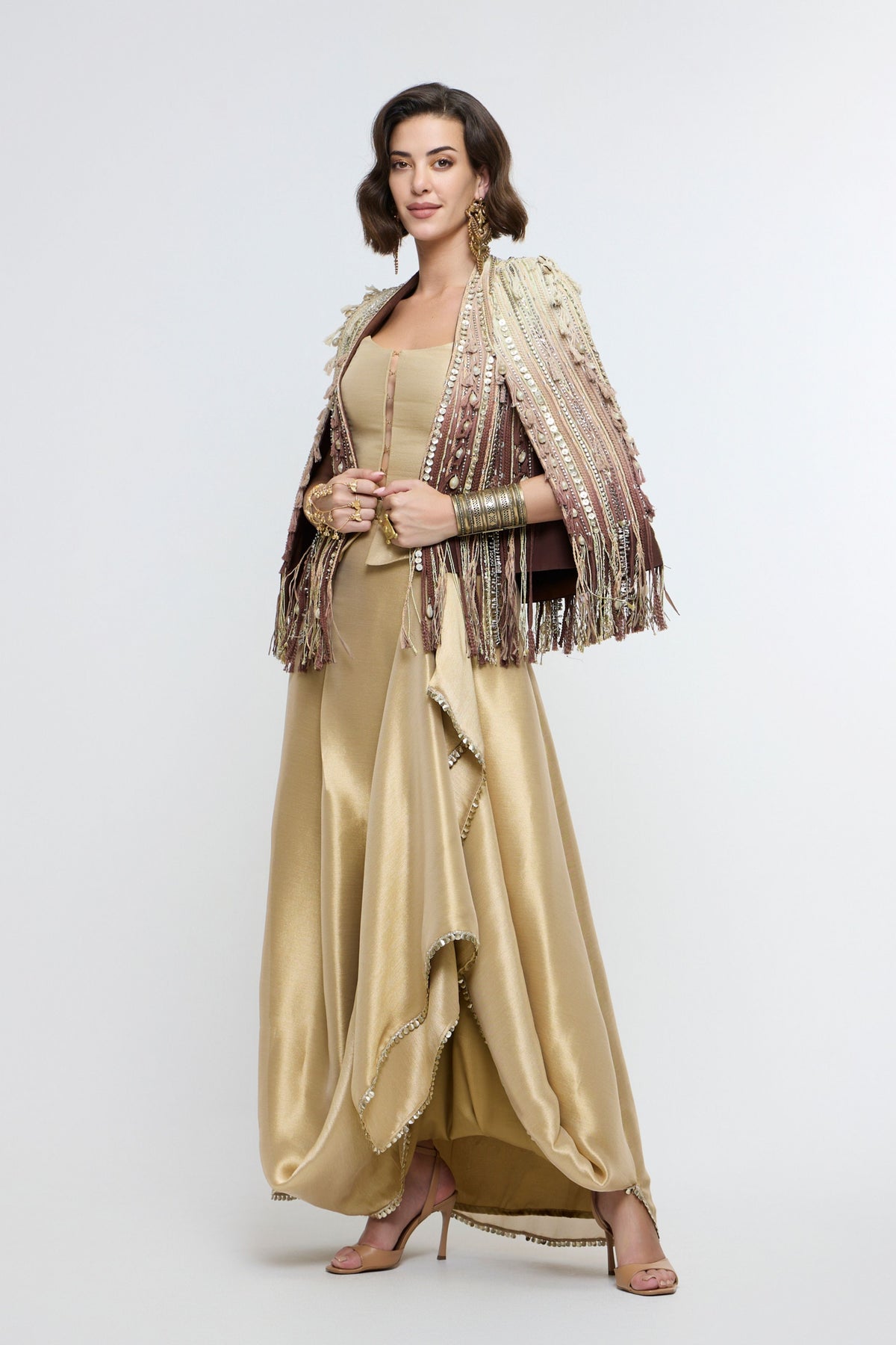 Zeenat Fringe Jacket